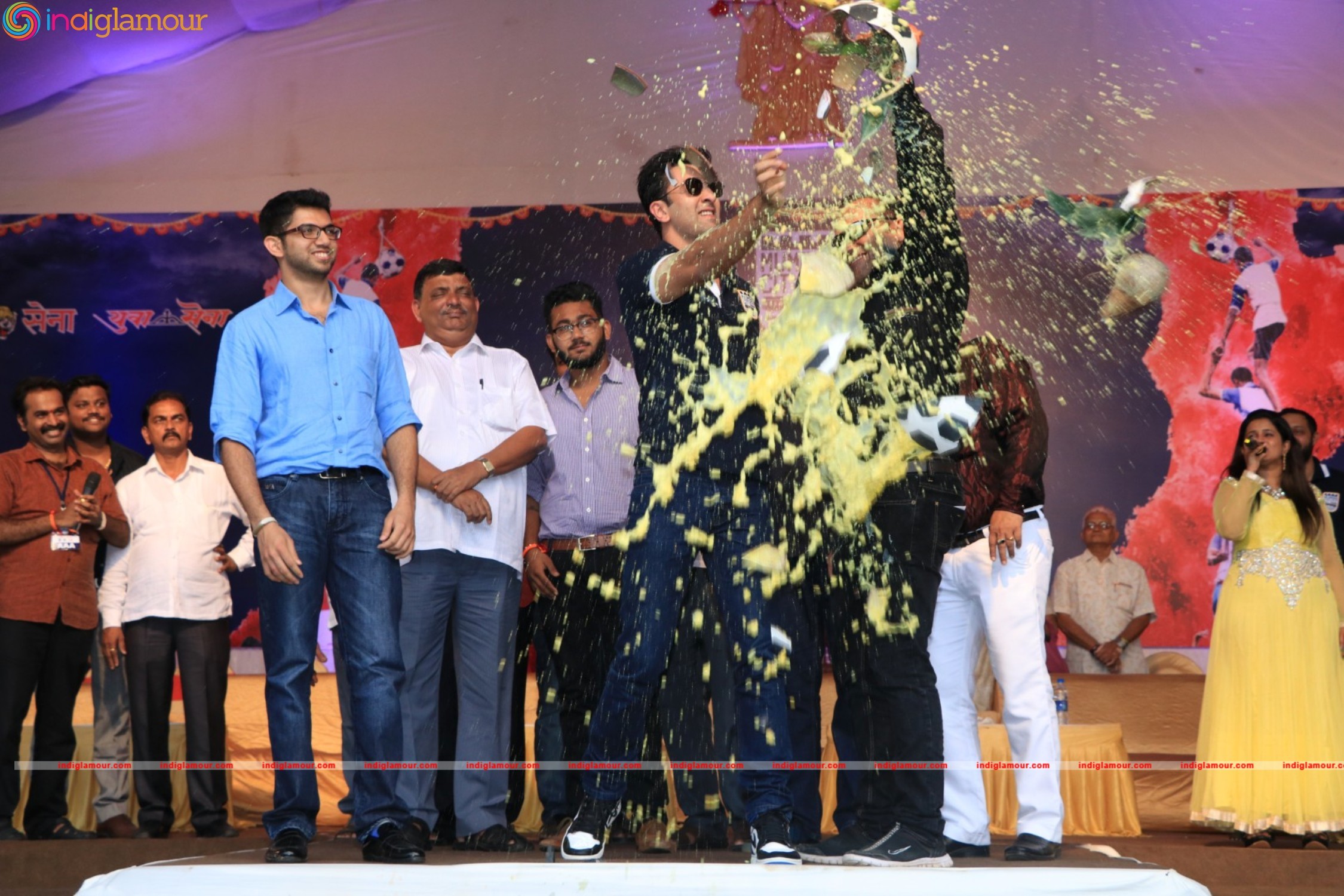 Ranbir Kapoor on Mumbai City Football Club at Andheri Sports Complex Time Event hd photo