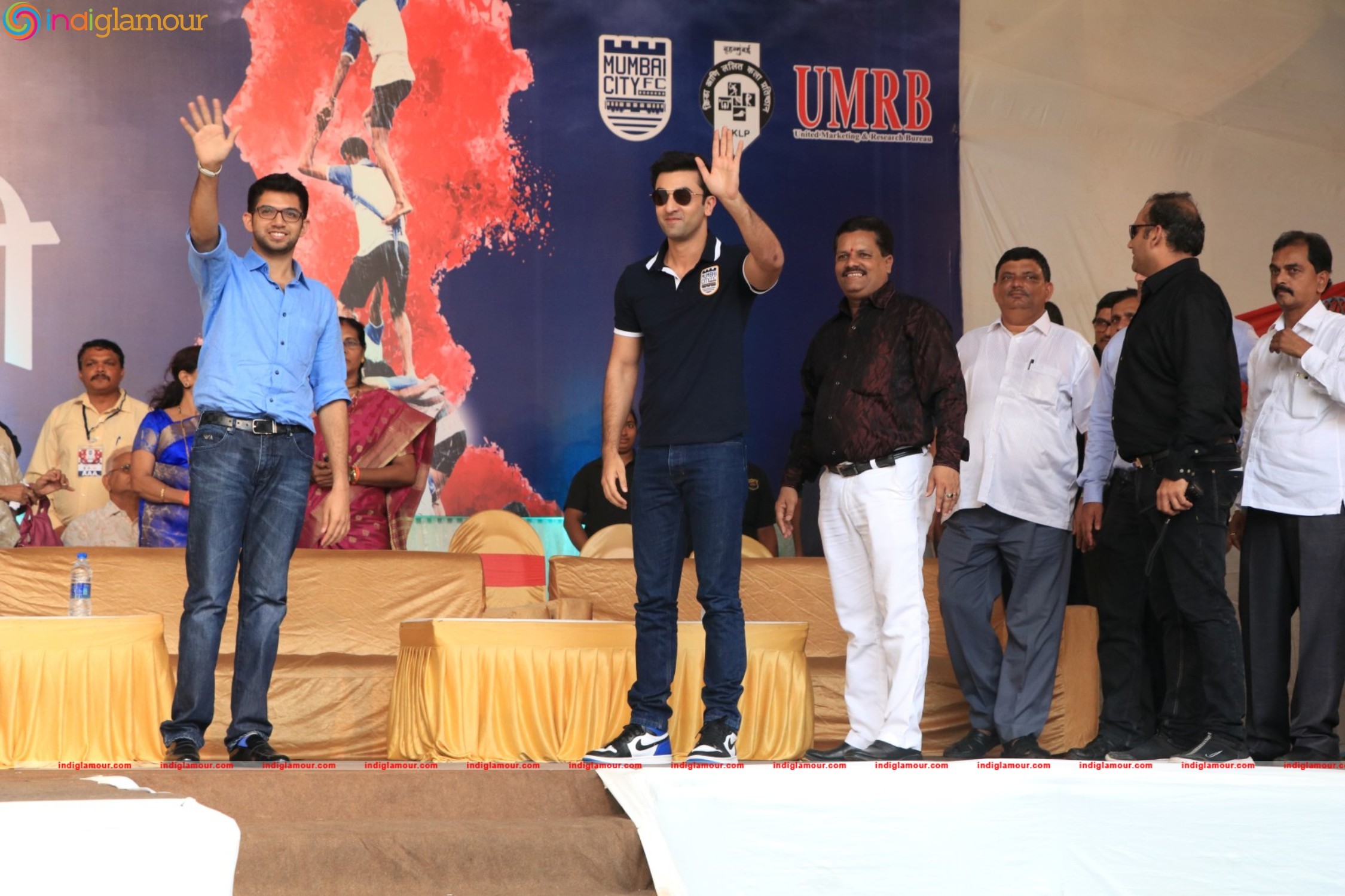 Ranbir Kapoor on Mumbai City Football Club at Andheri Sports Complex Time Event hd photo