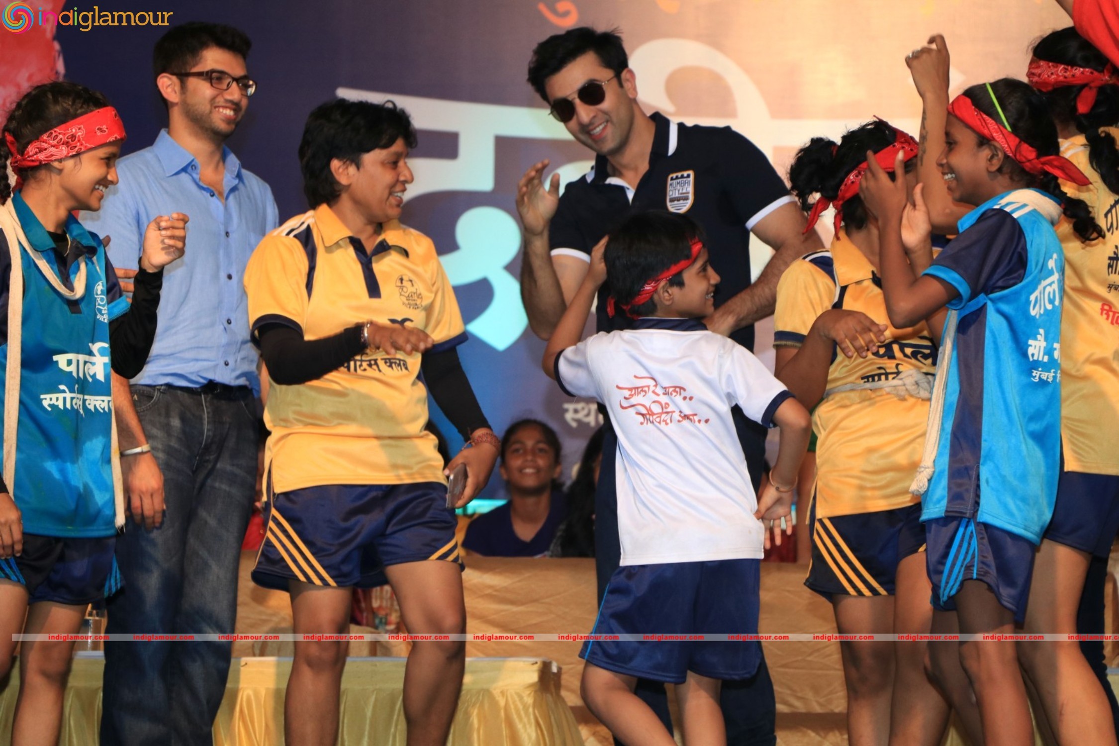 Ranbir Kapoor on Mumbai City Football Club at Andheri Sports Complex Time Event hd photo