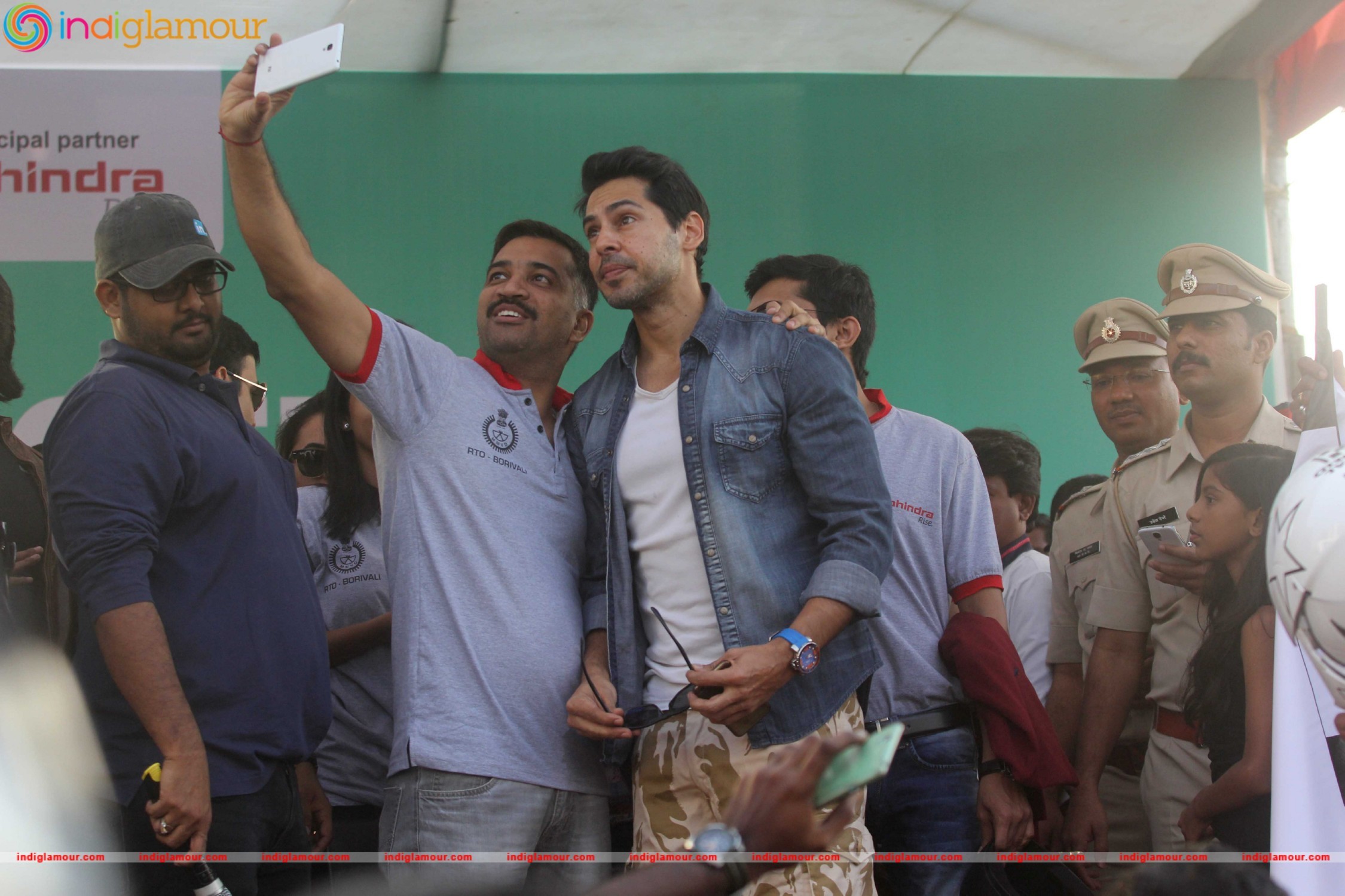 Dino Morea and Rannvijay Singh at Ride for Safety Campaign 2016 Event hd photo
