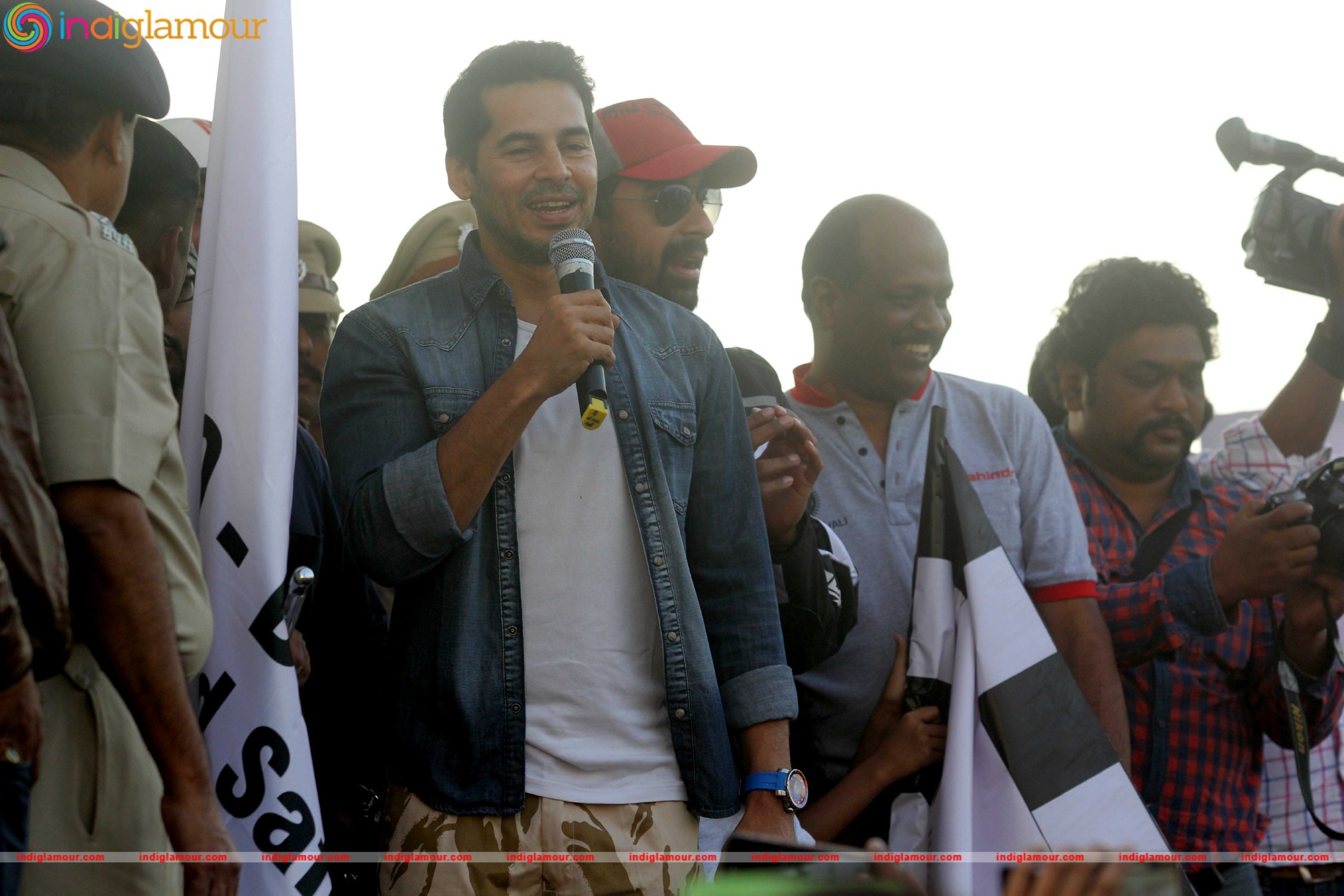 Dino Morea and Rannvijay Singh at Ride for Safety Campaign 2016 Event hd photo