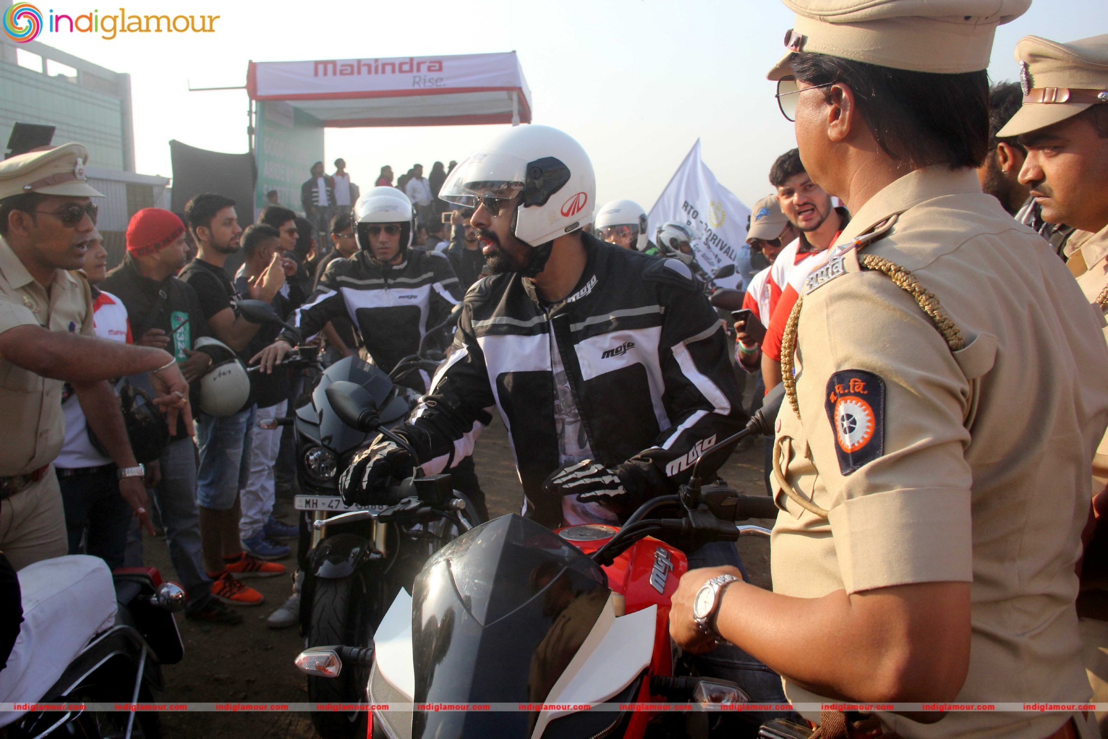 Dino Morea and Rannvijay Singh at Ride for Safety Campaign 2016 Event hd photo