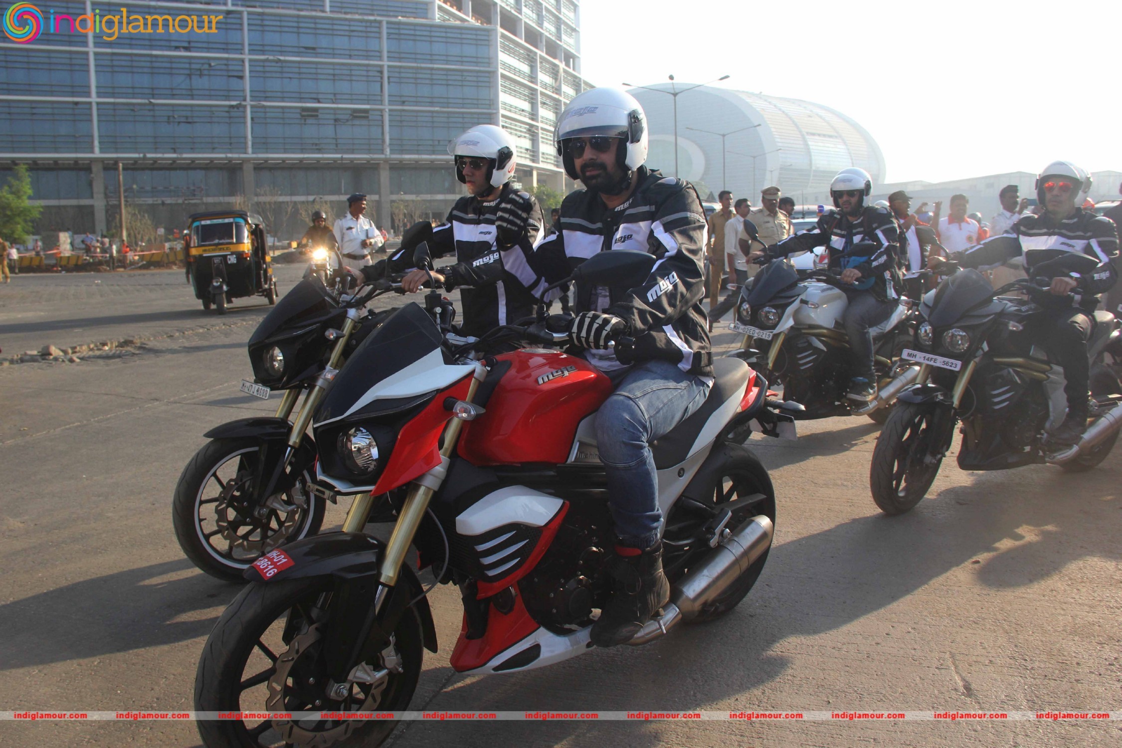 Dino Morea and Rannvijay Singh at Ride for Safety Campaign 2016 Event hd photo