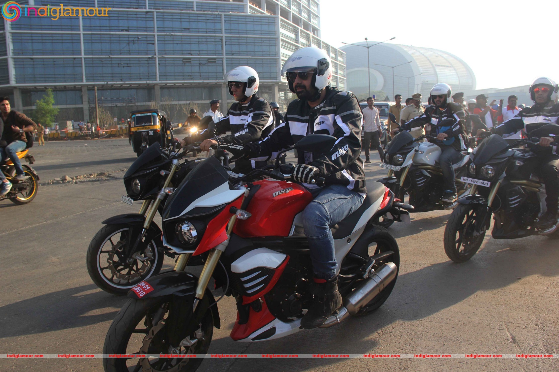Dino Morea and Rannvijay Singh at Ride for Safety Campaign 2016 Event hd photo