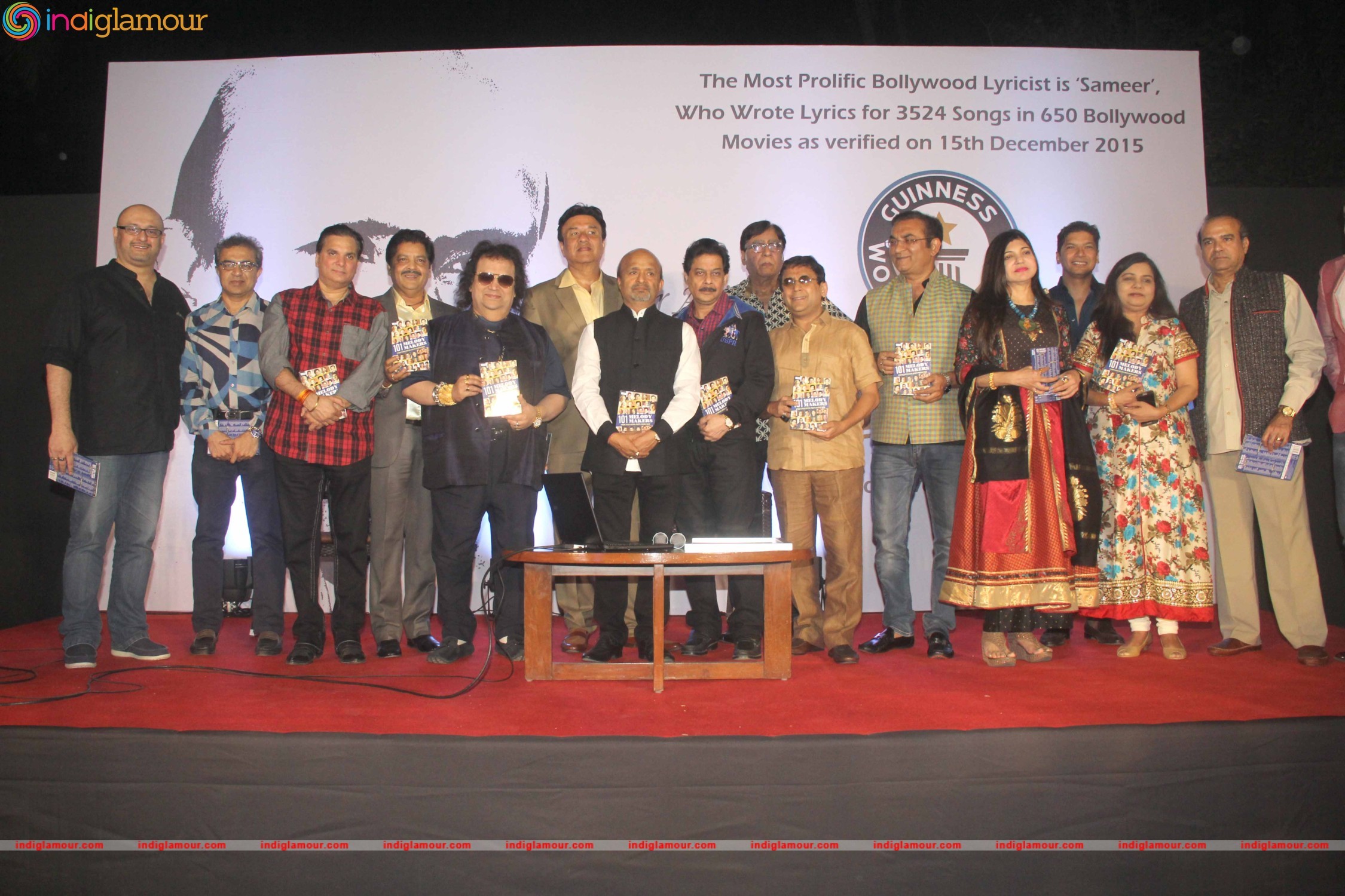 Sameer Anjan Got Genius World Records for Writing Maximum Number of Bollywood Songs Event hd photo