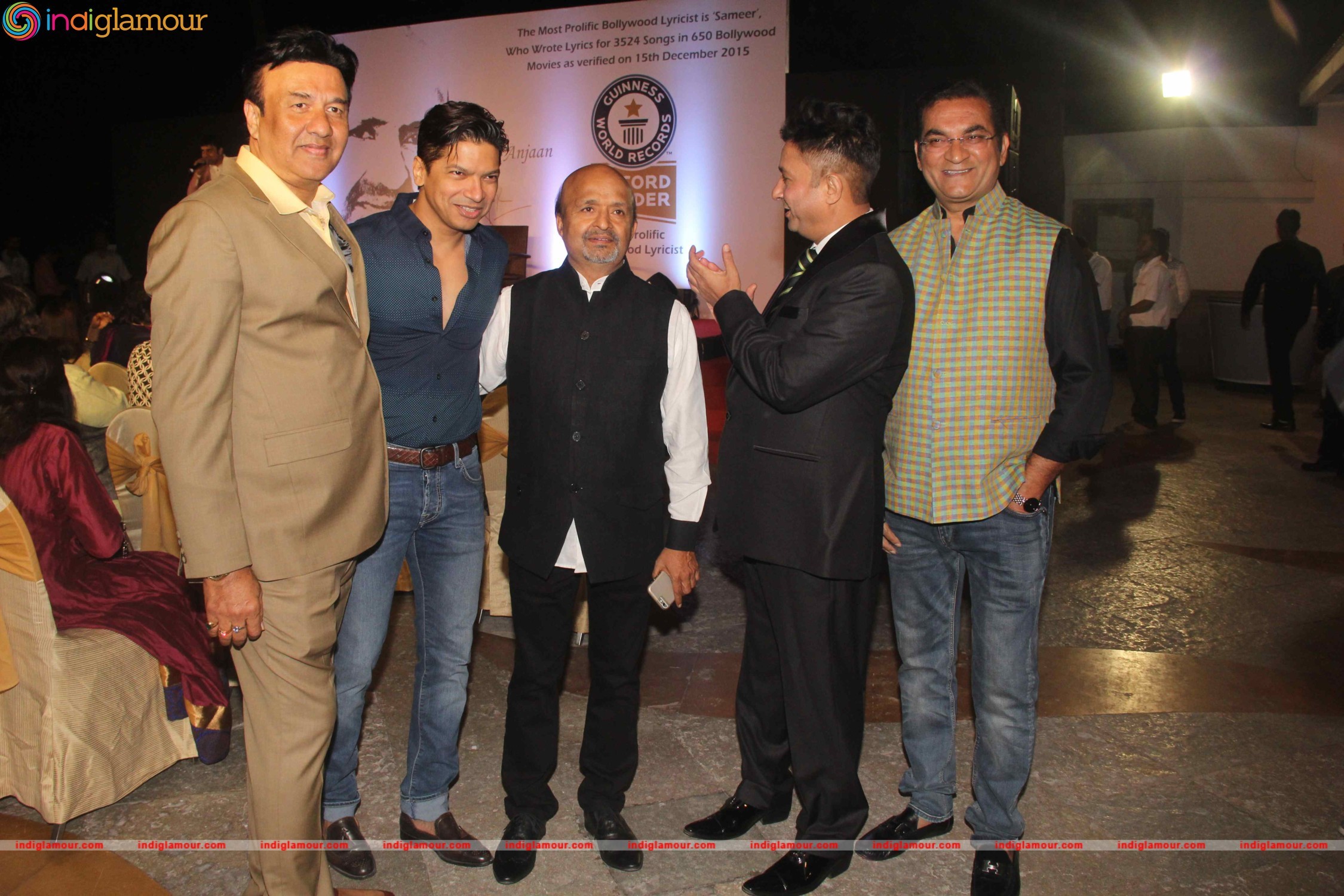 Sameer Anjan Got Genius World Records for Writing Maximum Number of Bollywood Songs Event hd photo