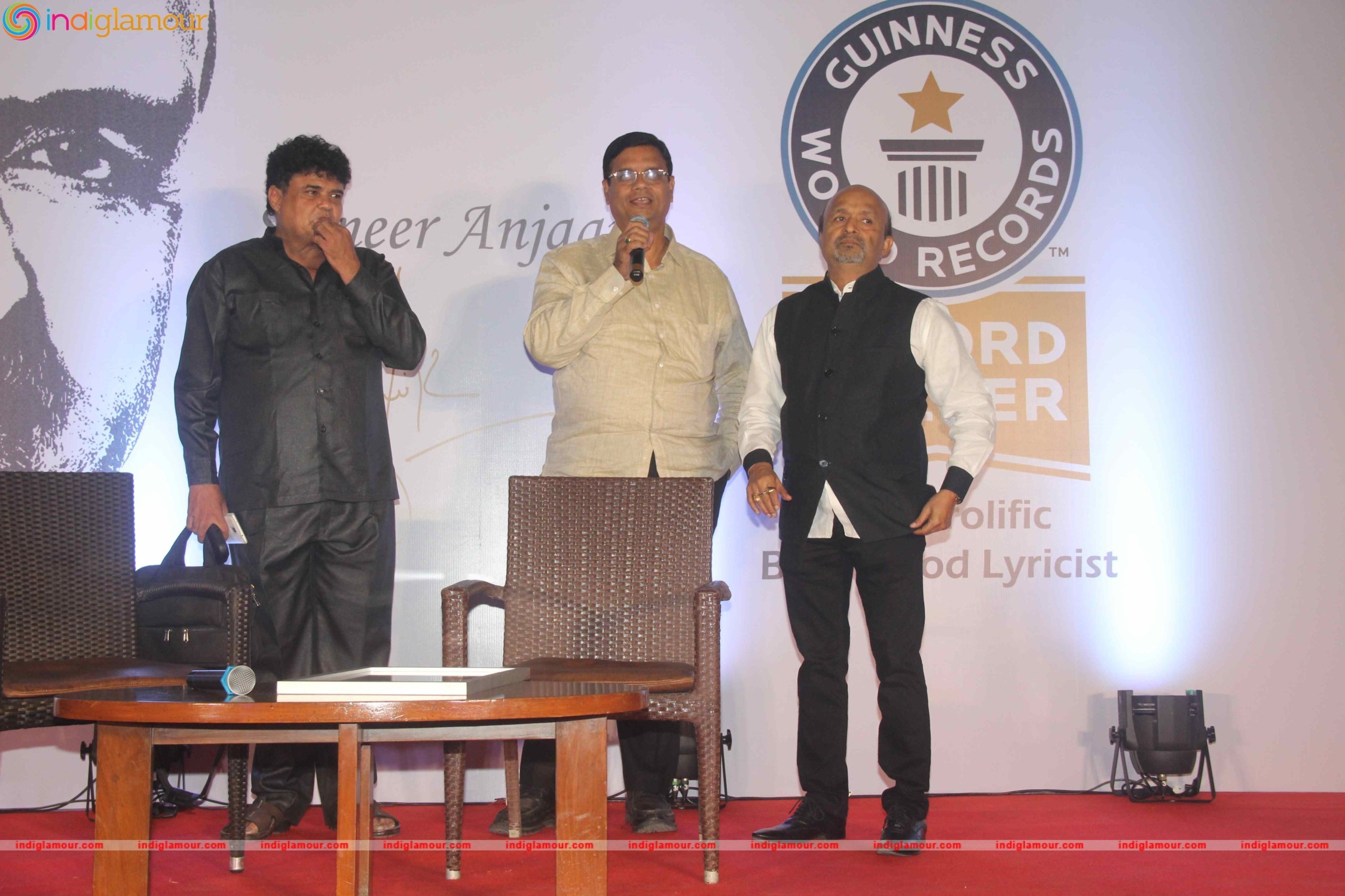Sameer Anjan Got Genius World Records for Writing Maximum Number of Bollywood Songs Event hd photo