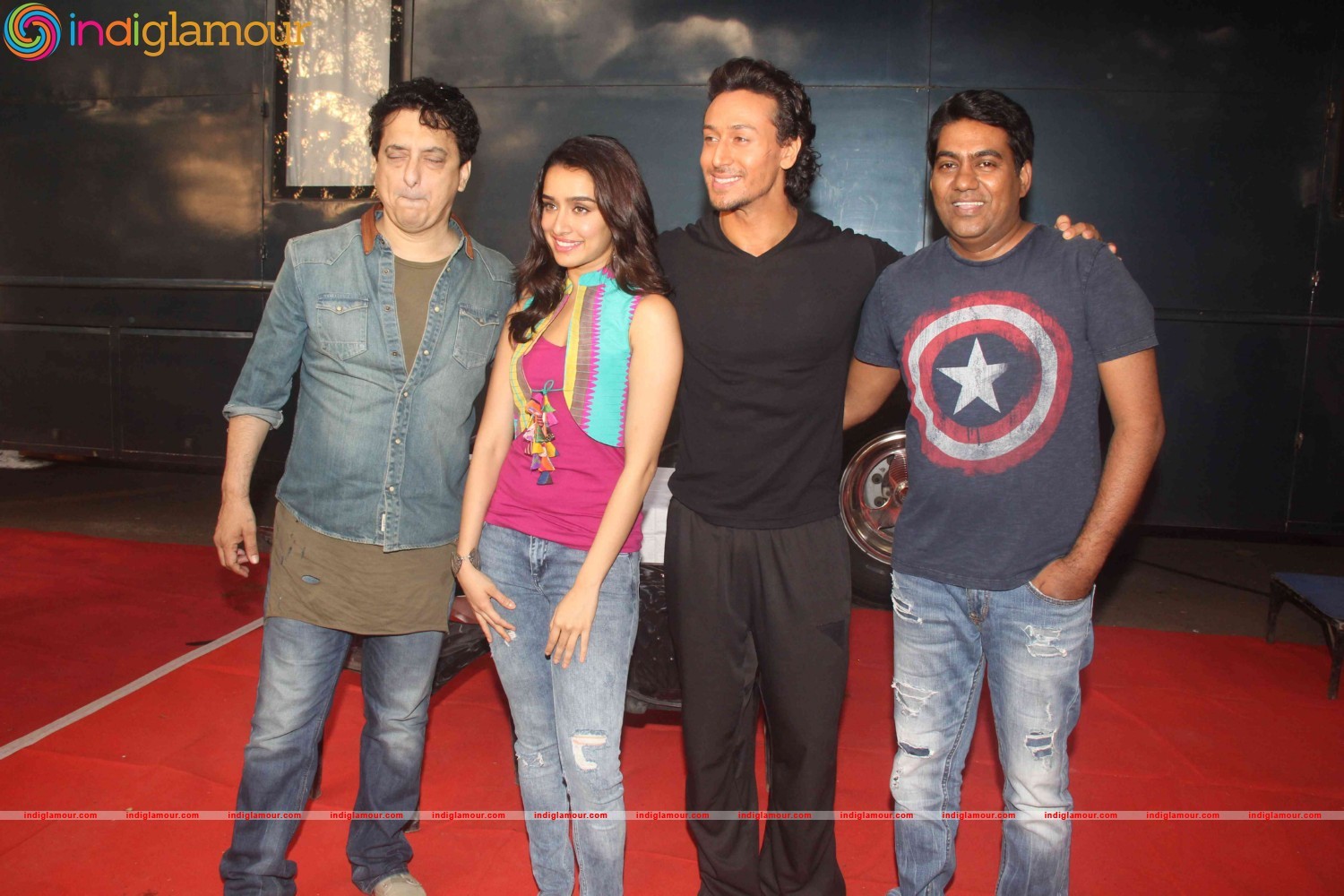 Media Interaction on Sets of Film Baaghi Event hd photo