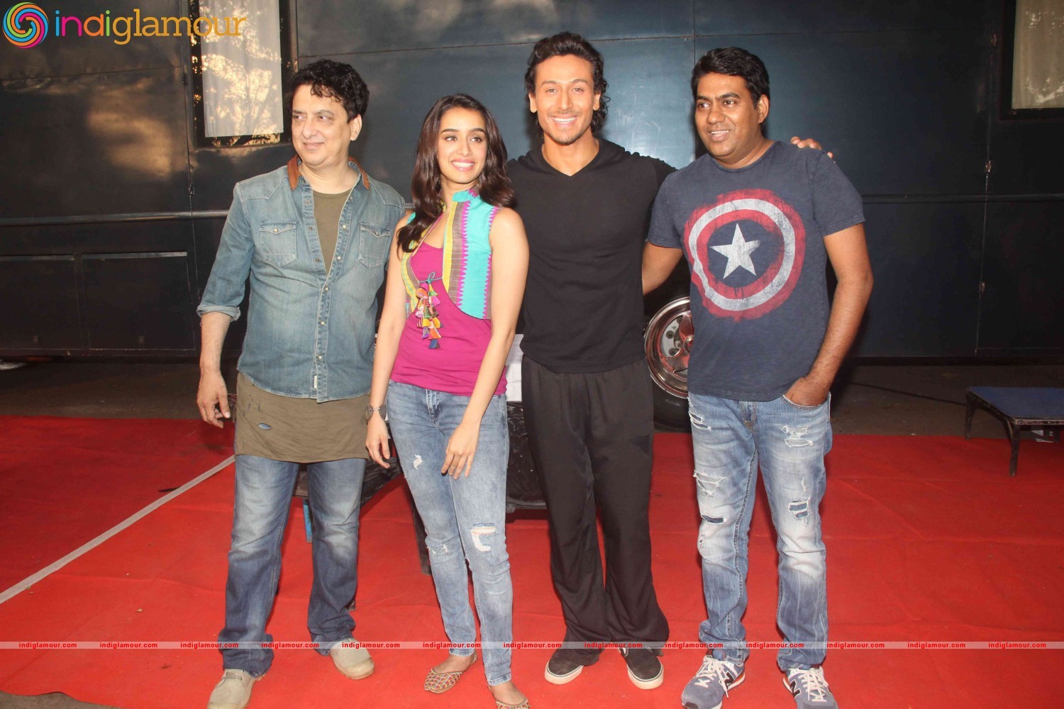 Media Interaction on Sets of Film Baaghi Event hd photo