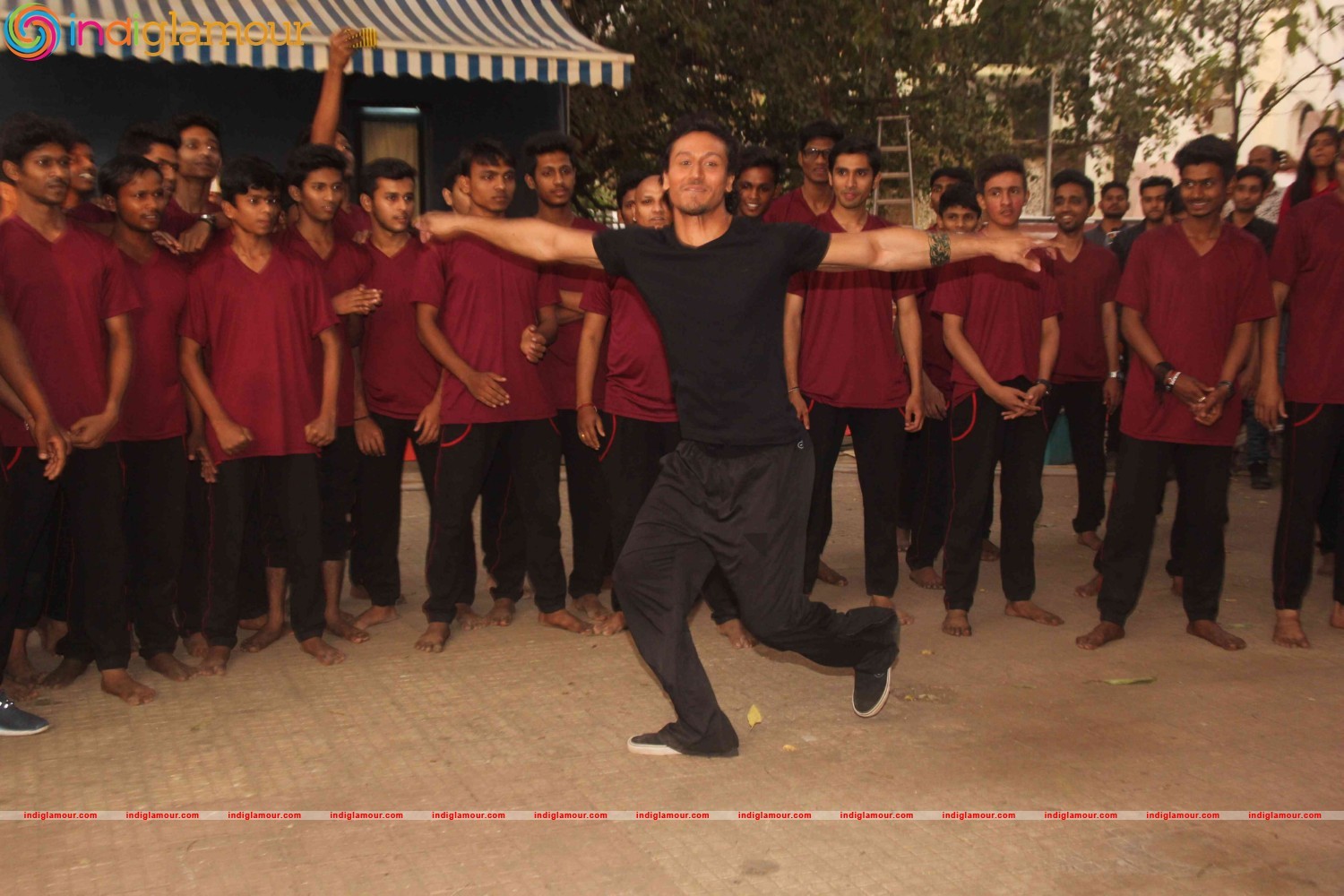 Media Interaction on Sets of Film Baaghi Event hd photo