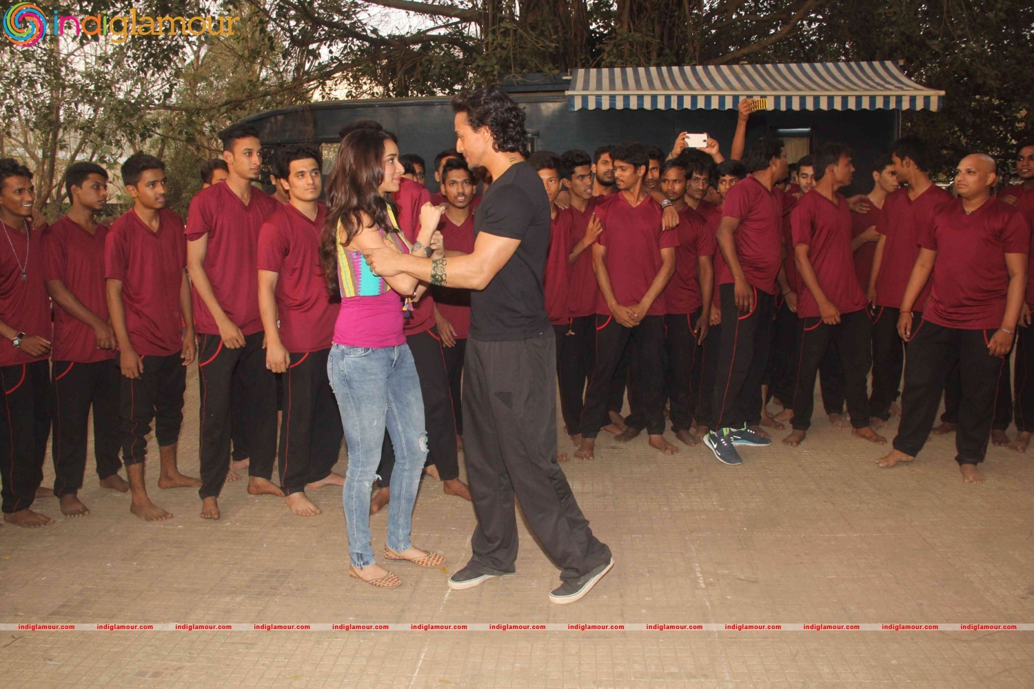 Media Interaction on Sets of Film Baaghi Event hd photo
