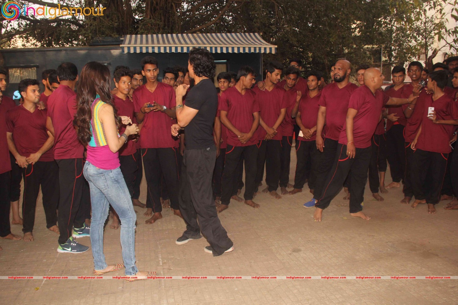 Media Interaction on Sets of Film Baaghi Event hd photo