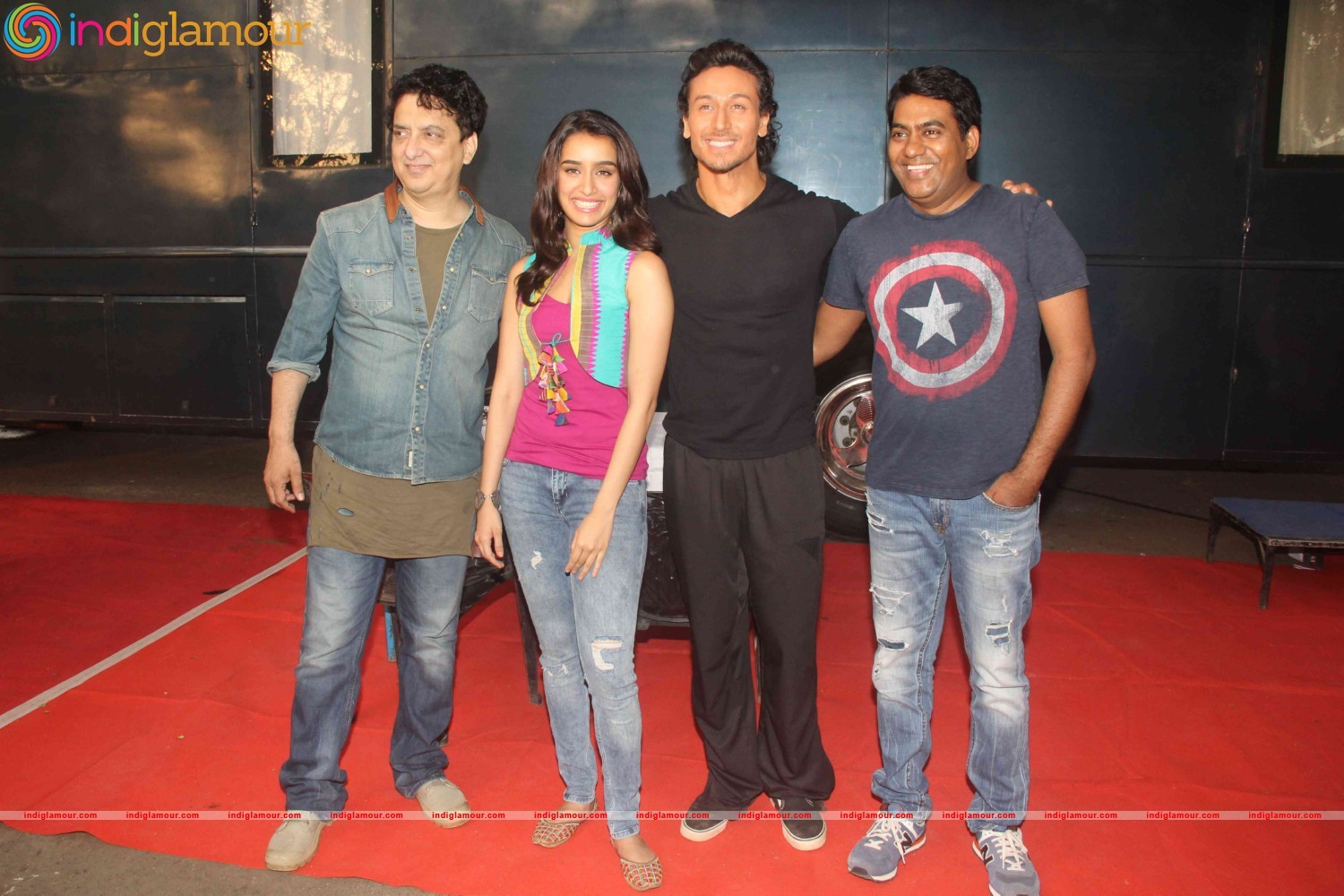Media Interaction on Sets of Film Baaghi Event hd photo