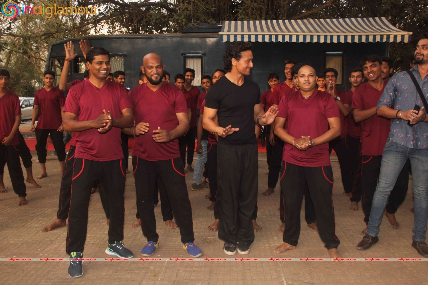 Media Interaction on Sets of Film Baaghi Event hd photo