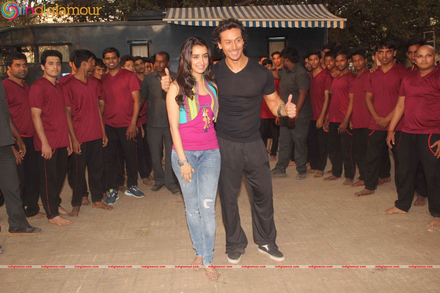 Media Interaction on Sets of Film Baaghi Event hd photo