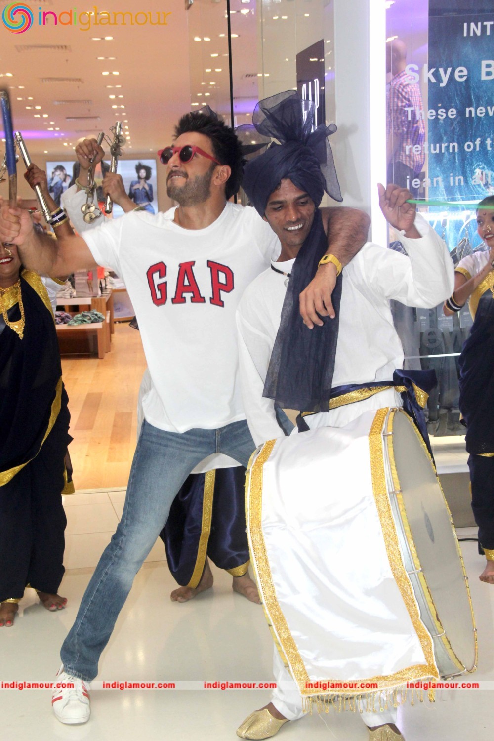Bollywood Actor Ranveer Singh During the Launch Gap Store in Mumbai Event hd photo