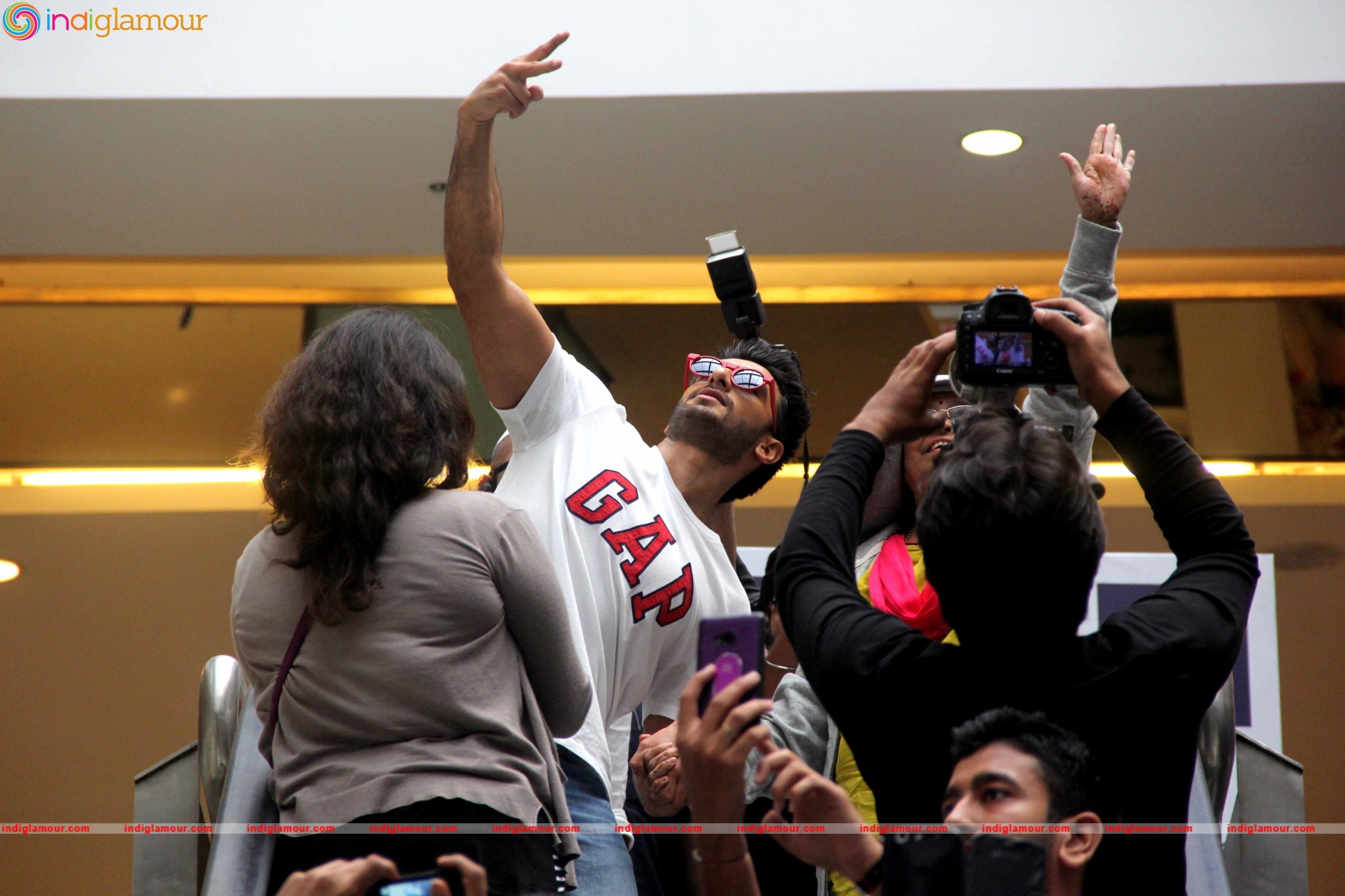 Bollywood Actor Ranveer Singh During the Launch Gap Store in Mumbai Event hd photo