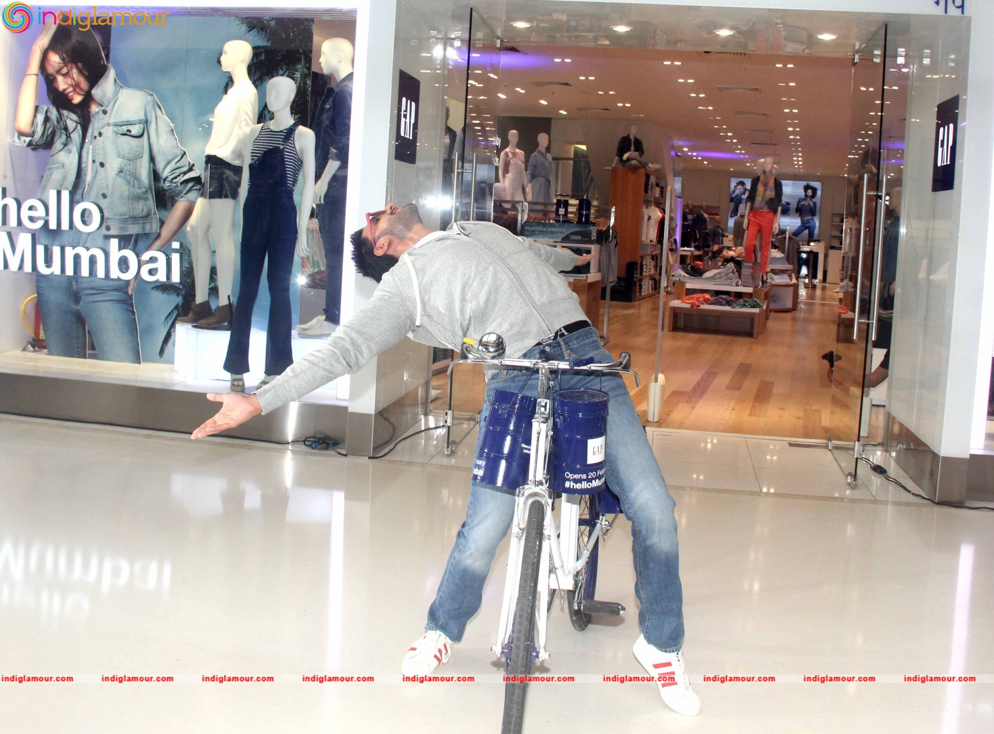 Bollywood Actor Ranveer Singh During the Launch Gap Store in Mumbai Event hd photo