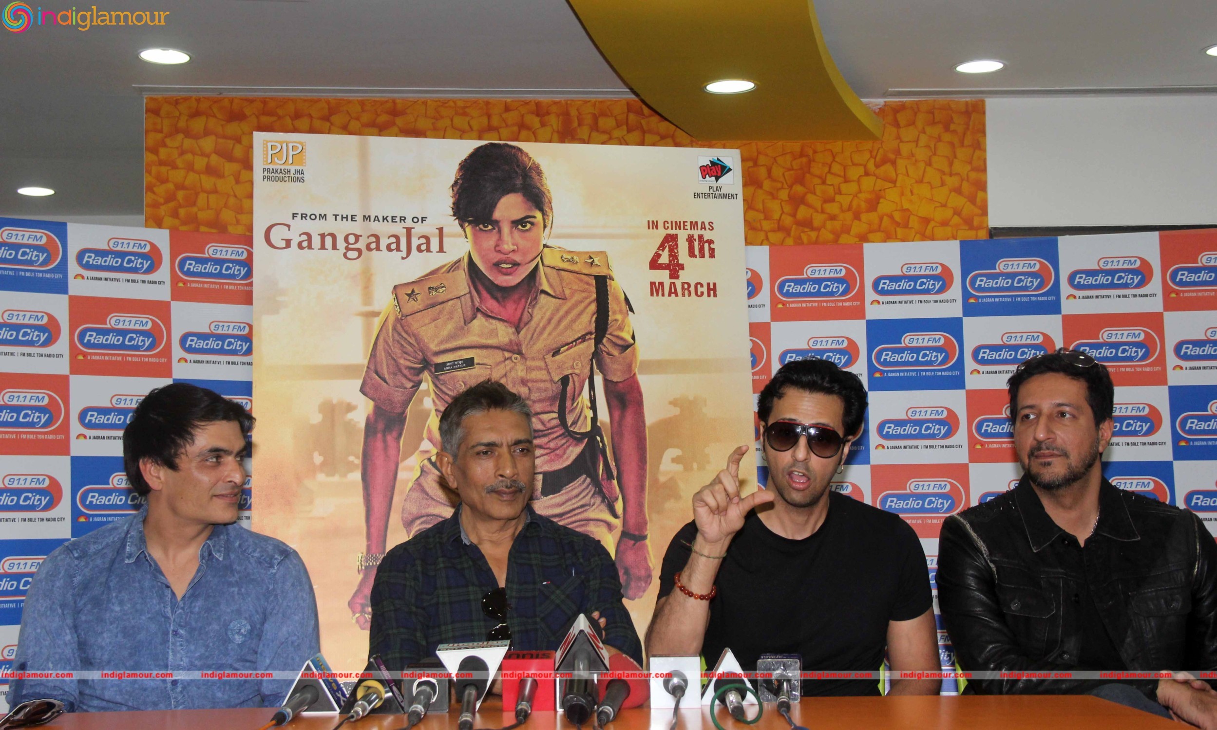 Second Song Launch of Jai Gangaajal Maya Thangi at Radio City Studio Mumbai Event hd photo