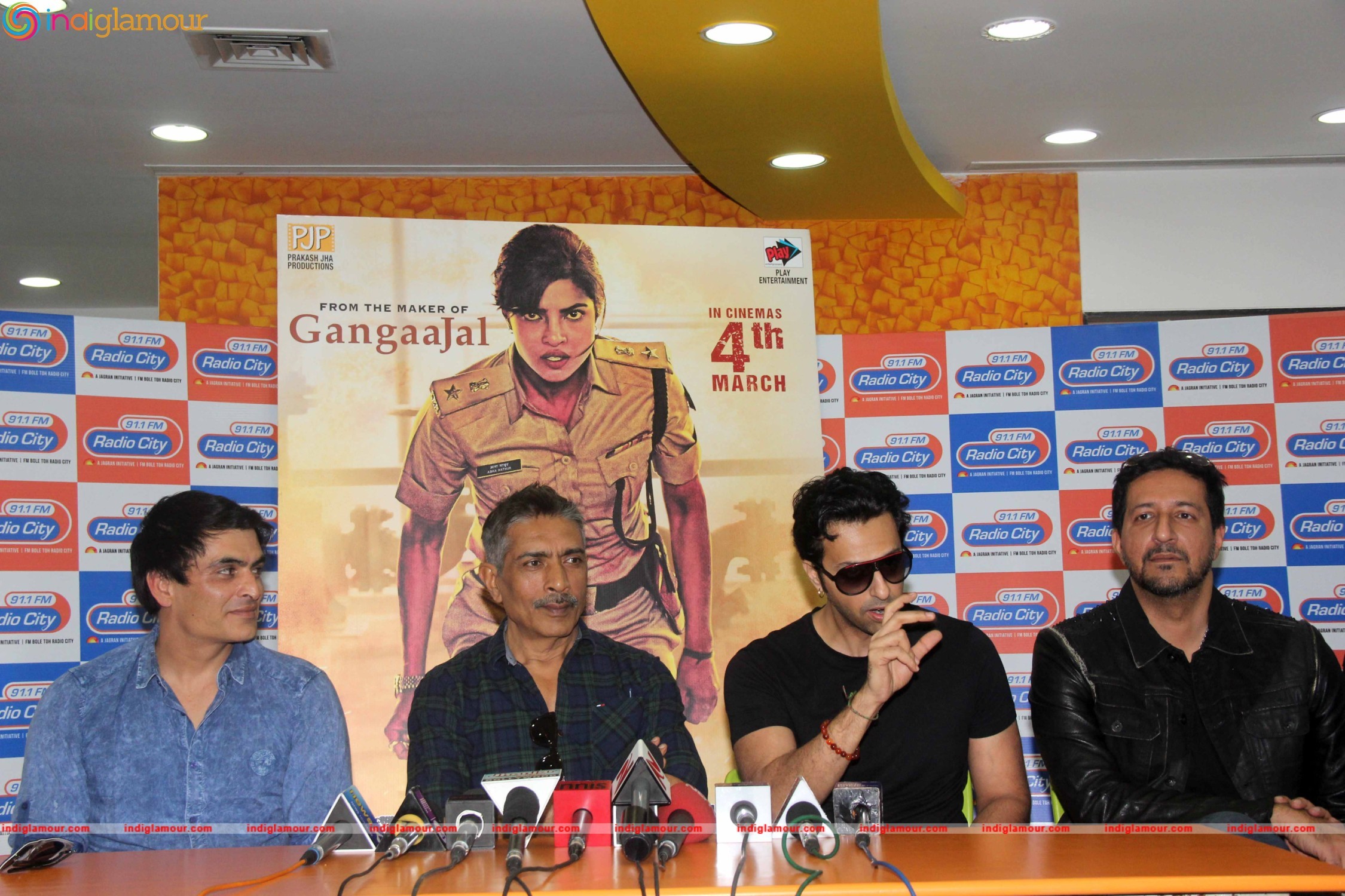 Second Song Launch of Jai Gangaajal Maya Thangi at Radio City Studio Mumbai Event hd photo