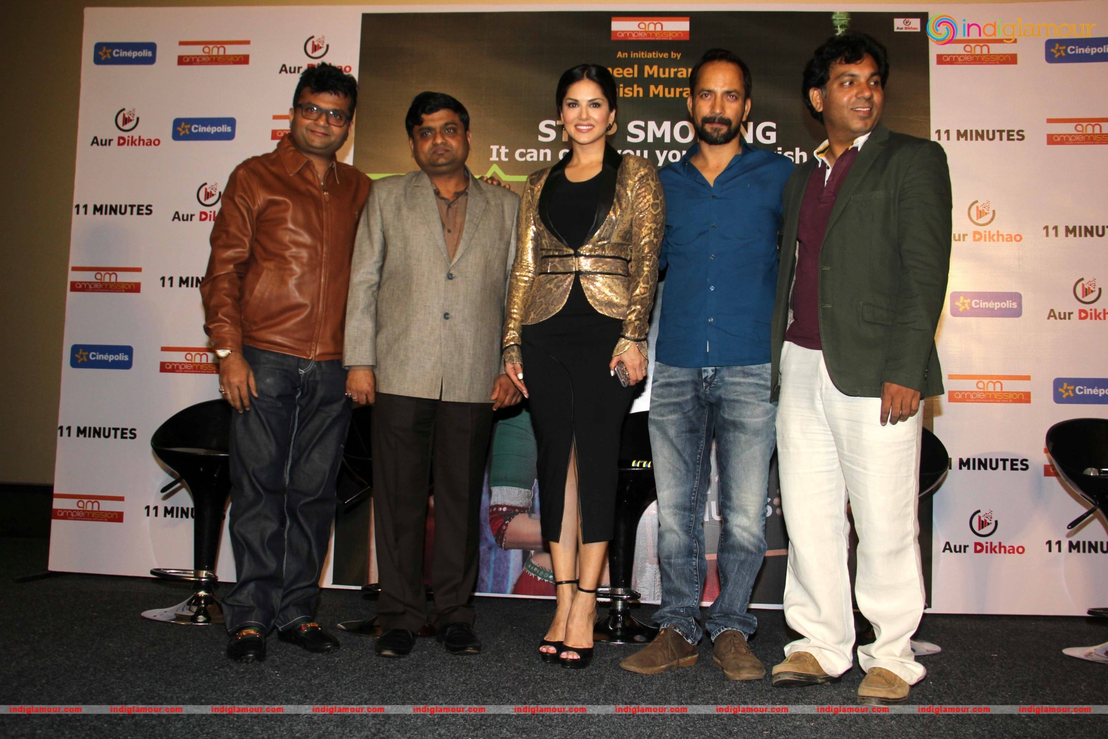 Launch of a Quirky Anti Smoking PSA Film with Sunny Leone Event hd photo