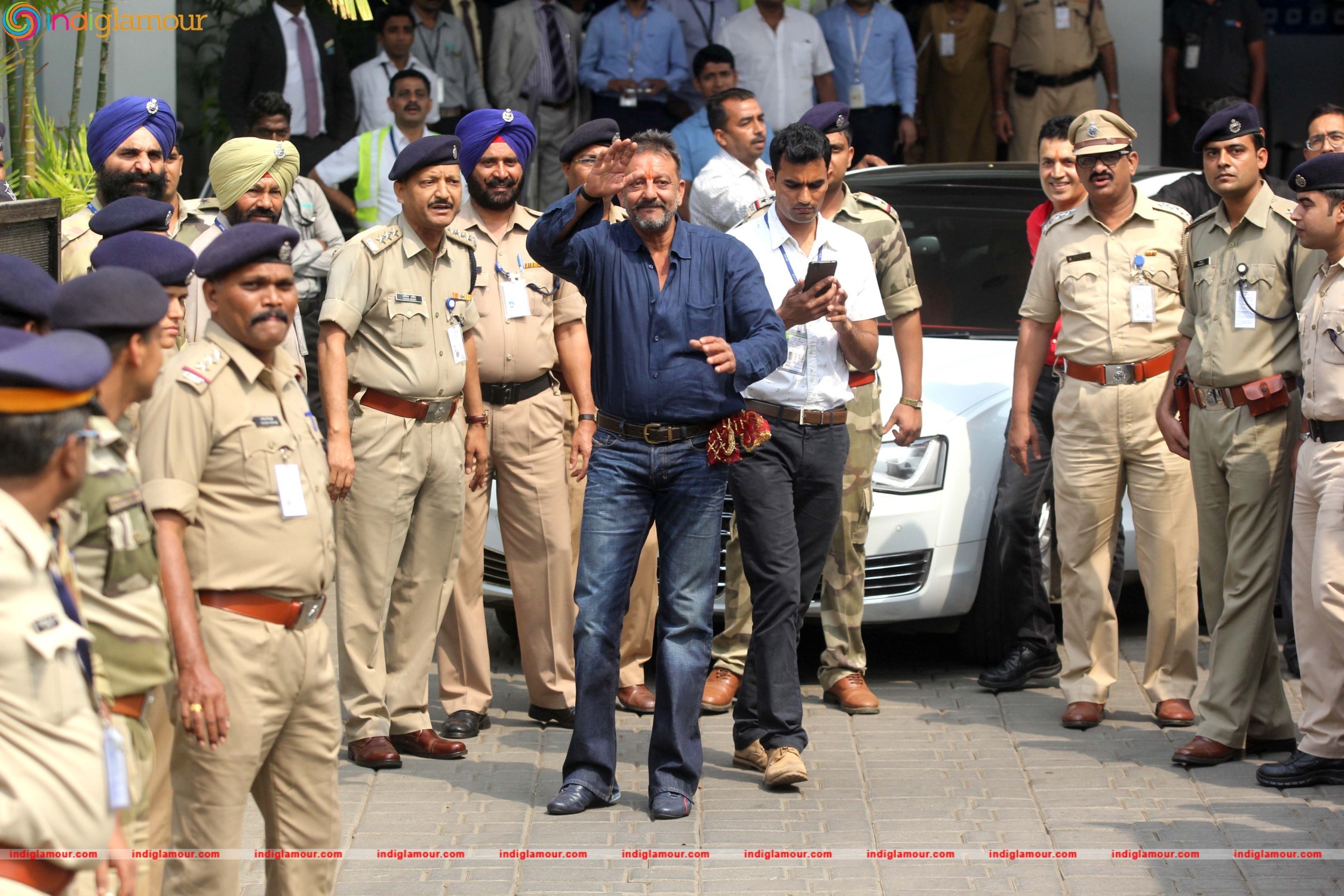 Sanjay Dutt Released from Yerawada Central Jail Event hd photo
