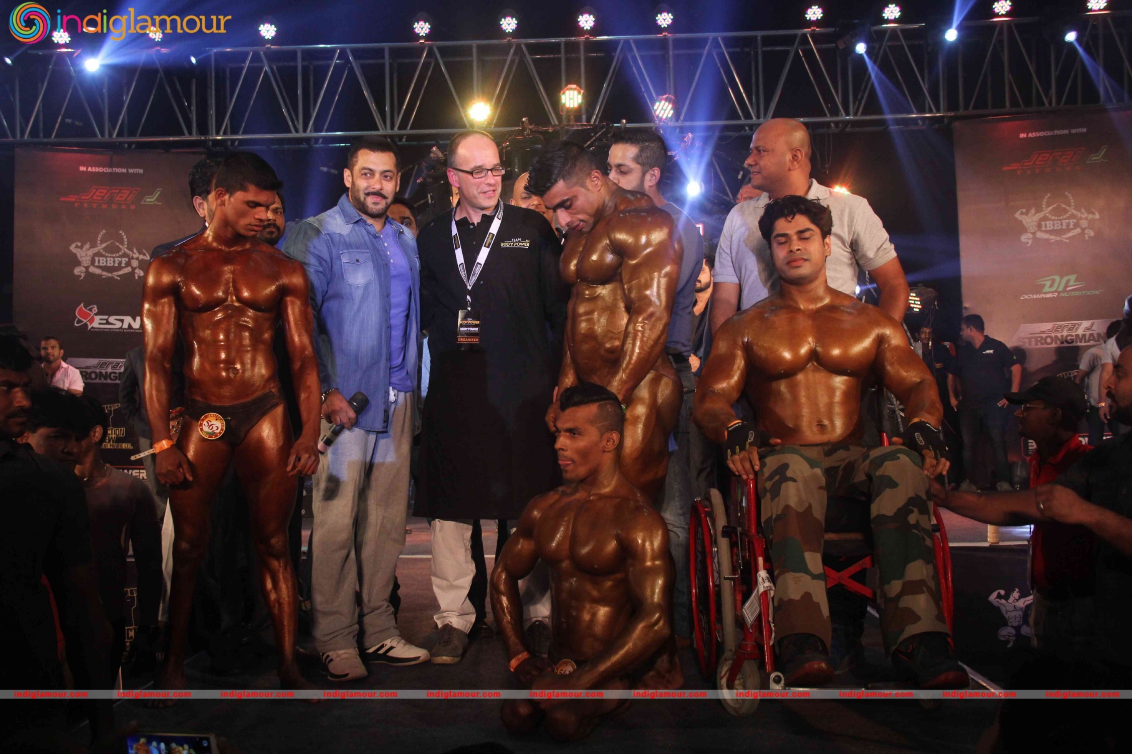 Salman Khan Attends Specially disabled Athletes, Body Building Competition Event hd photo