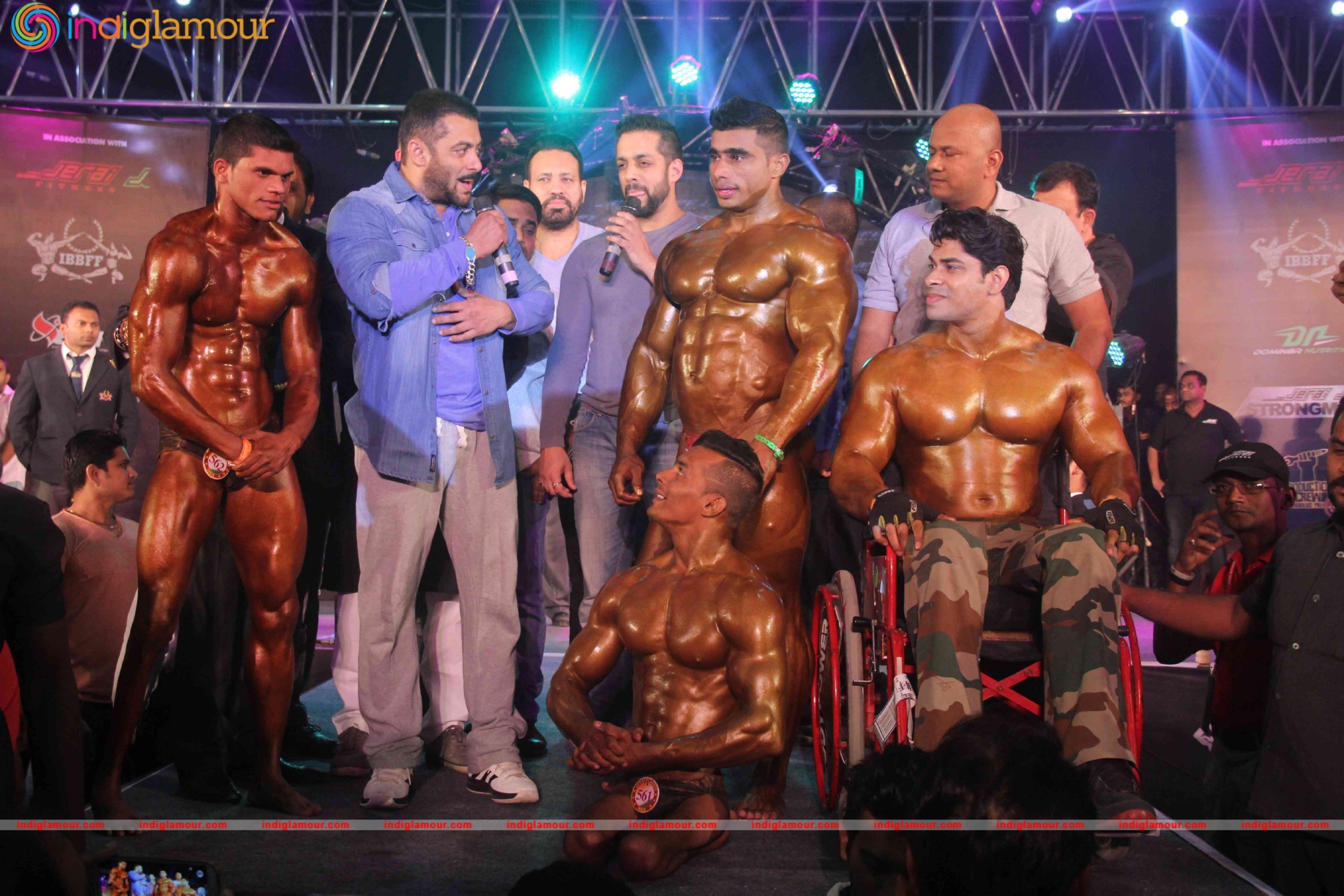 Salman Khan Attends Specially disabled Athletes, Body Building Competition Event hd photo