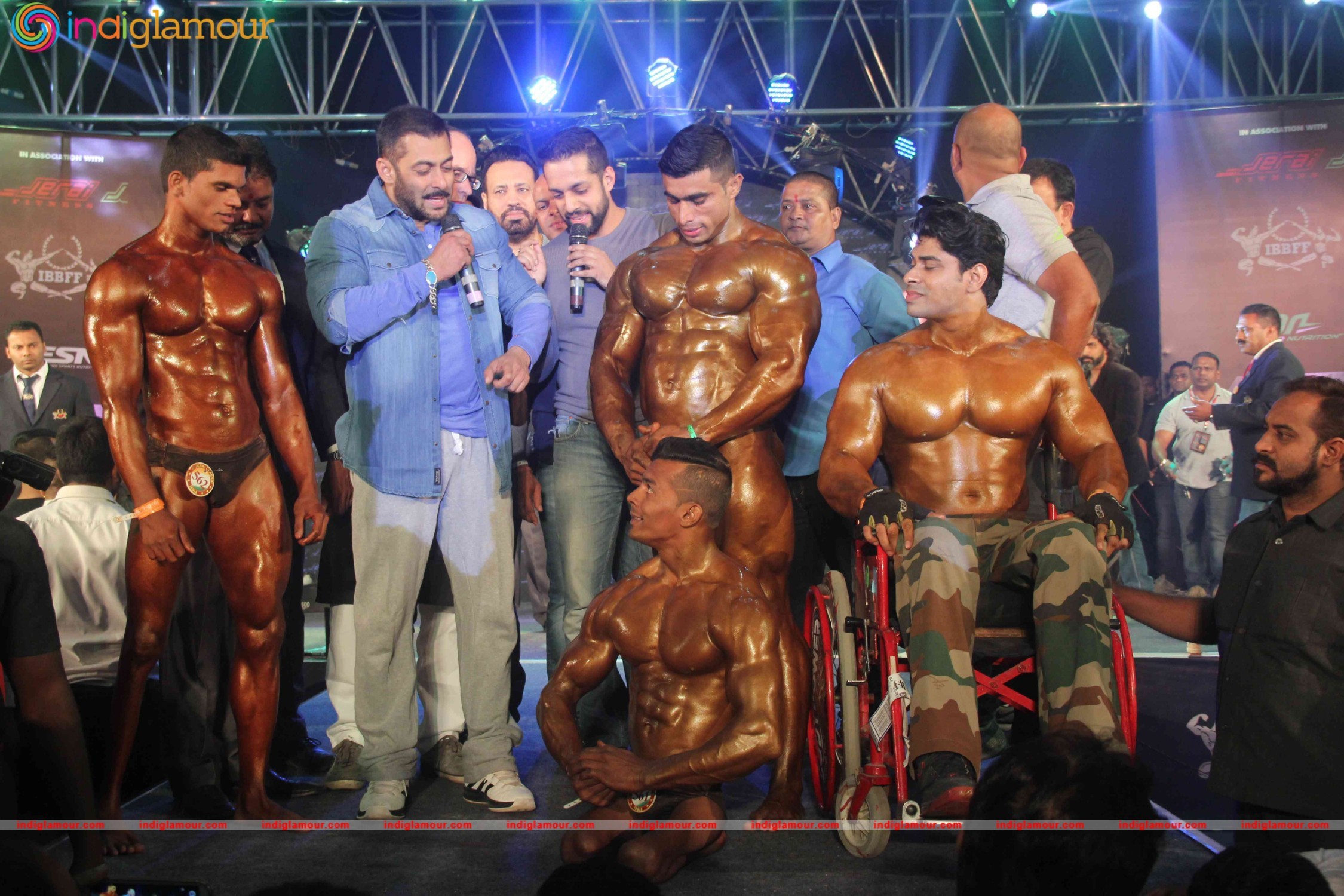 Salman Khan Attends Specially disabled Athletes, Body Building Competition Event hd photo
