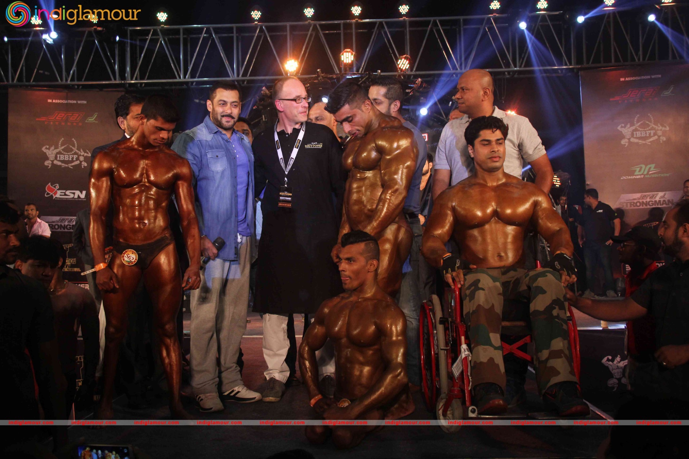Salman Khan Attends Specially disabled Athletes, Body Building Competition Event hd photo