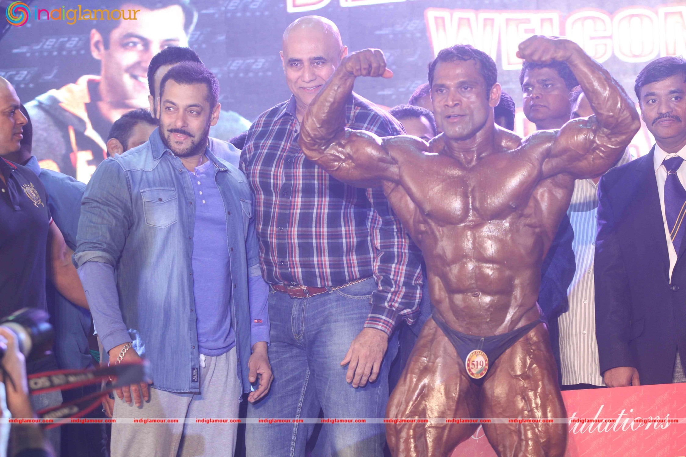Salman Khan Attends Specially disabled Athletes, Body Building Competition Event hd photo