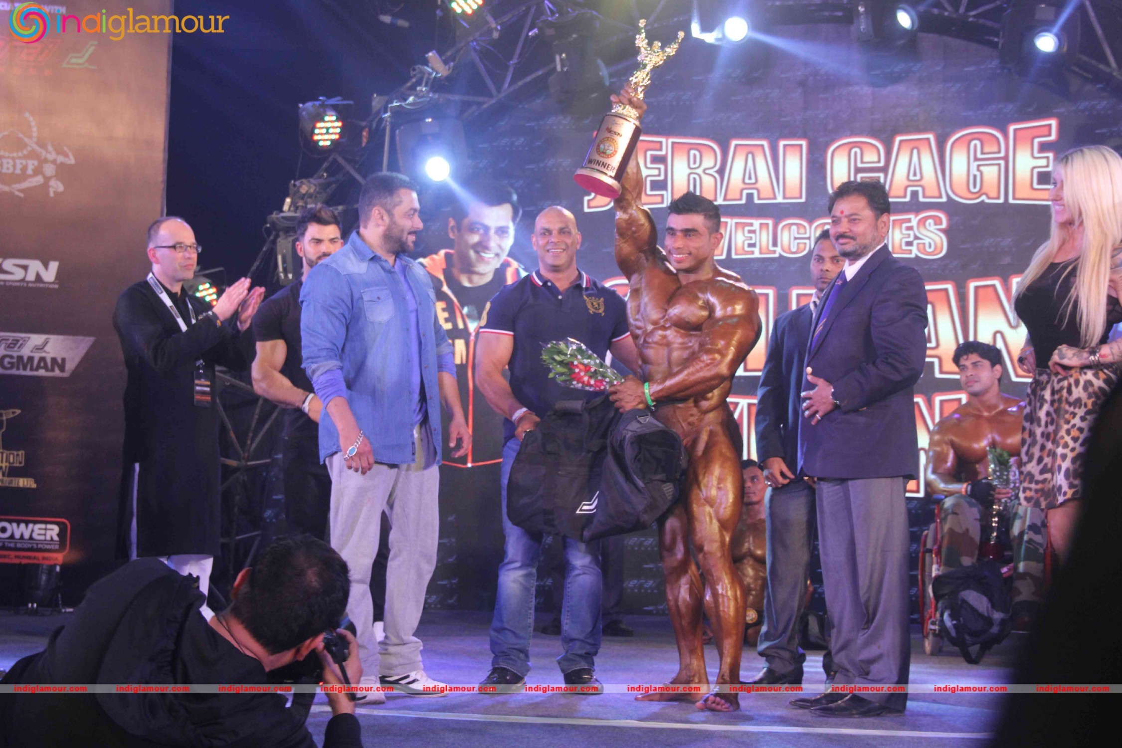 Salman Khan Attends Specially disabled Athletes, Body Building Competition Event hd photo