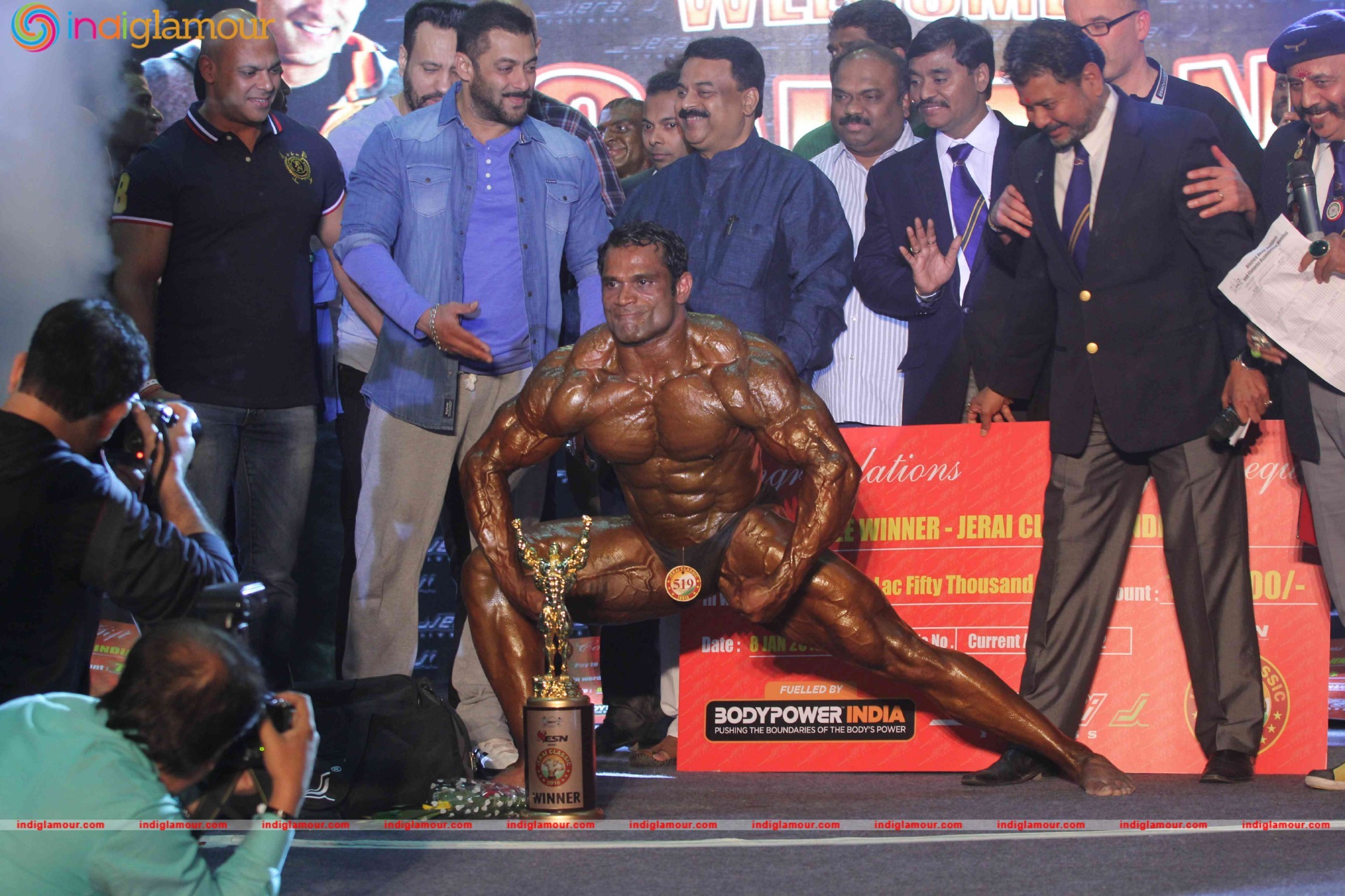 Salman Khan Attends Specially disabled Athletes, Body Building Competition Event hd photo