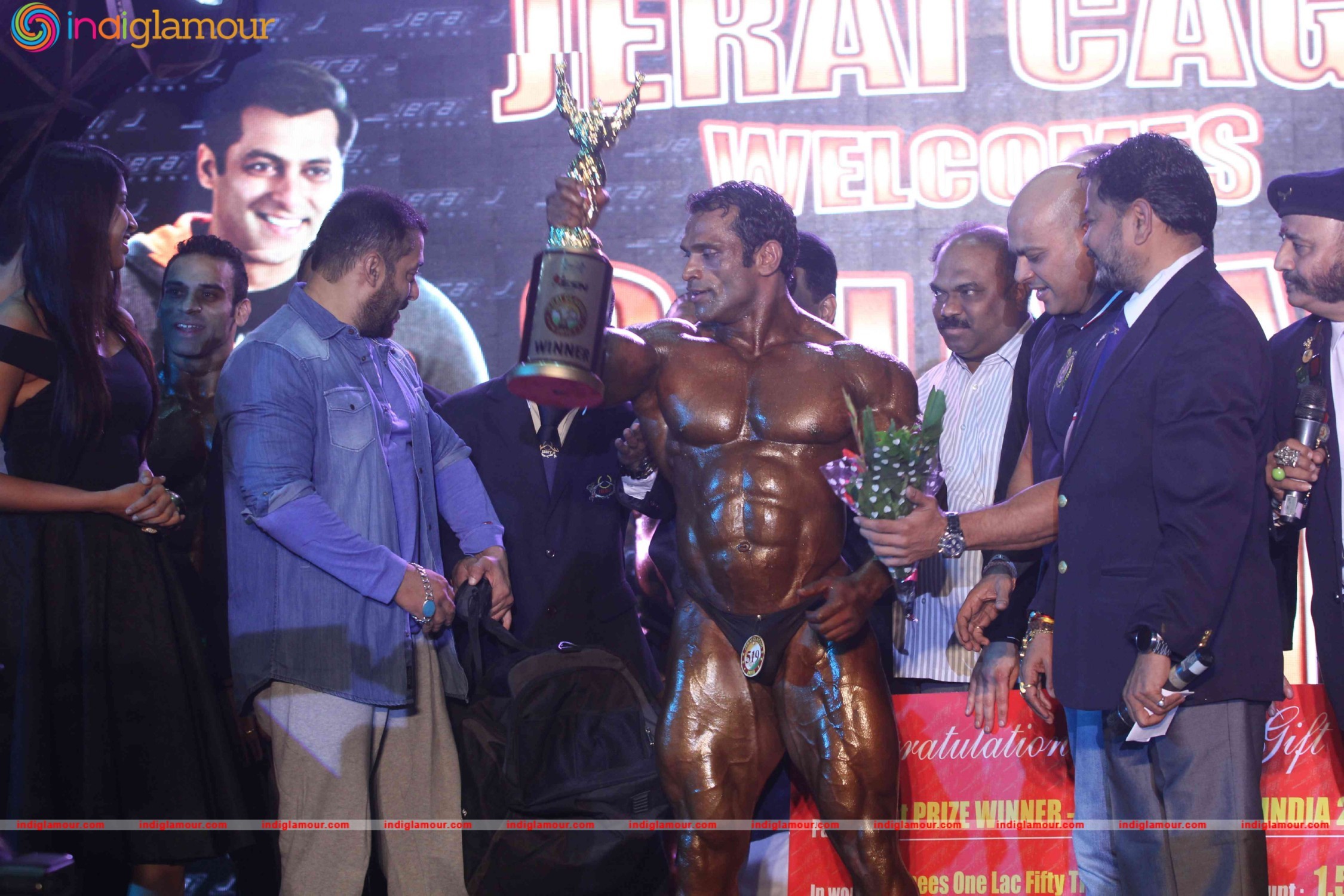 Salman Khan Attends Specially disabled Athletes, Body Building Competition Event hd photo