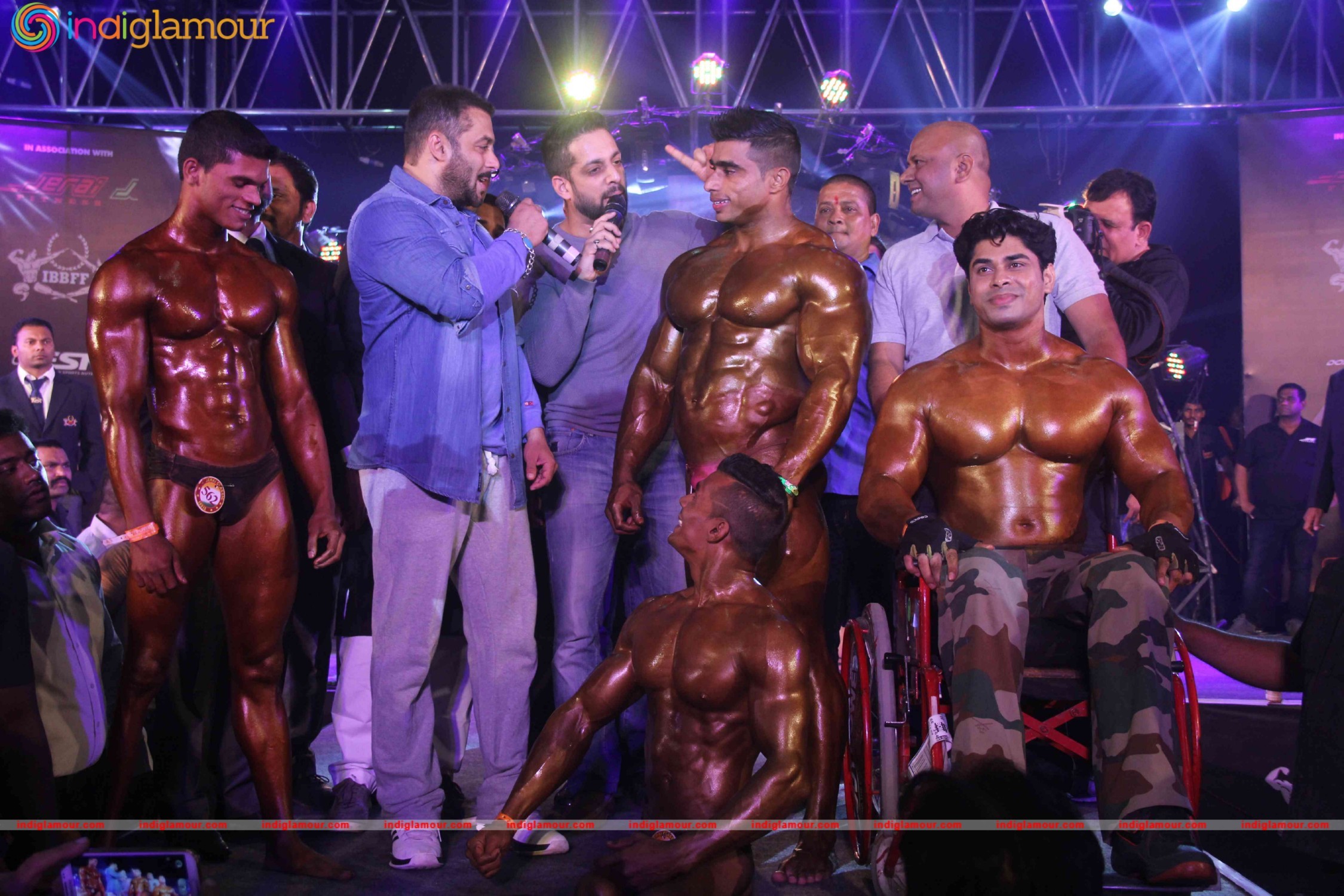 Salman Khan Attends Specially disabled Athletes, Body Building Competition Event hd photo