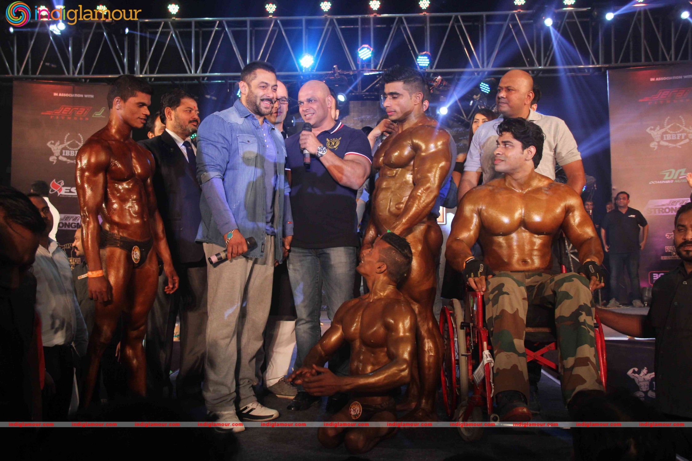 Salman Khan Attends Specially disabled Athletes, Body Building Competition Event hd photo