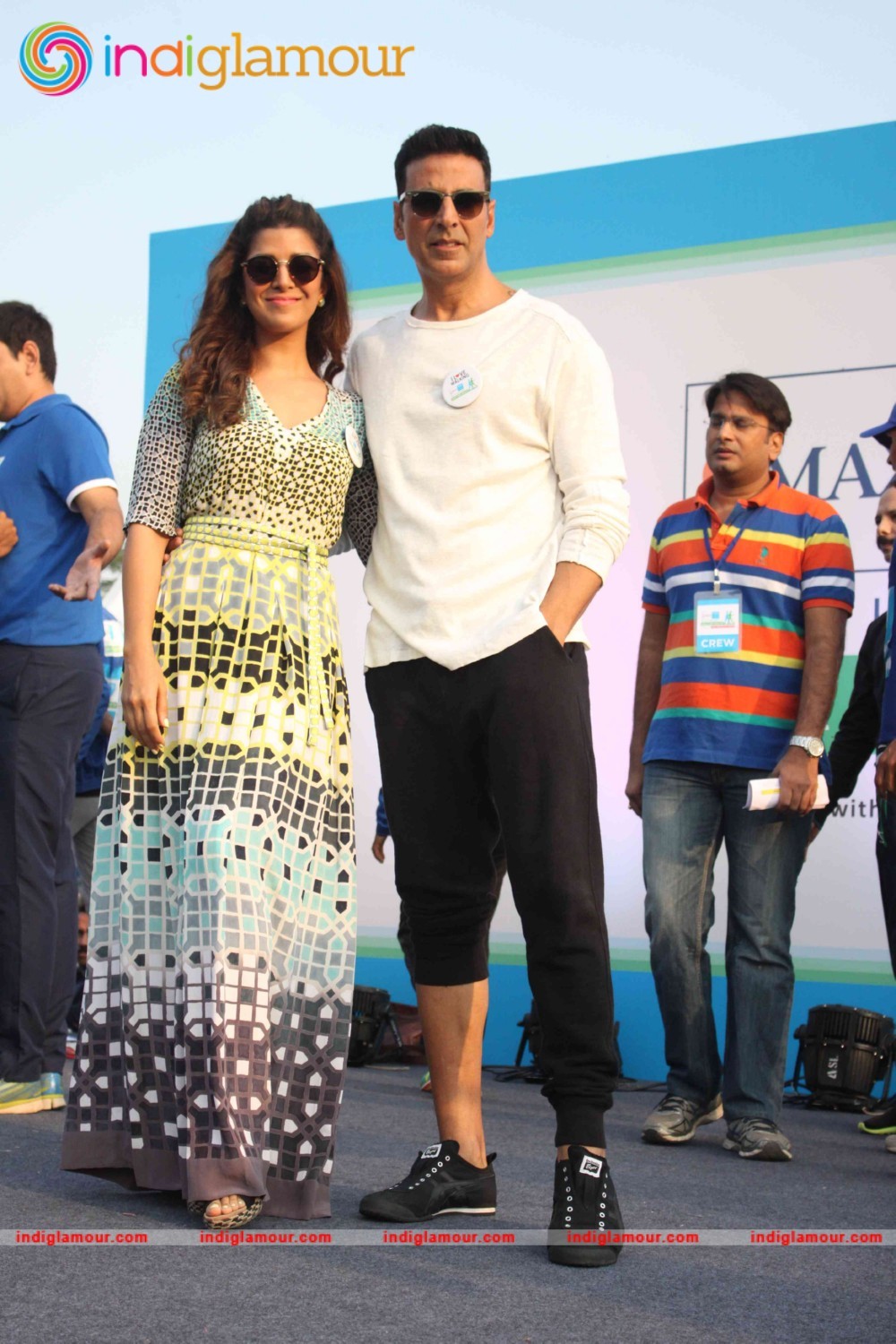 Akshay Kumar and Nimrat Kaur at 4th Max Bupa Walk for Health Event hd photo