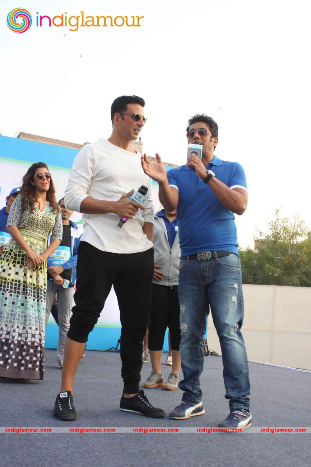 Akshay Kumar and Nimrat Kaur at 4th Max Bupa Walk for Health Event hd photo
