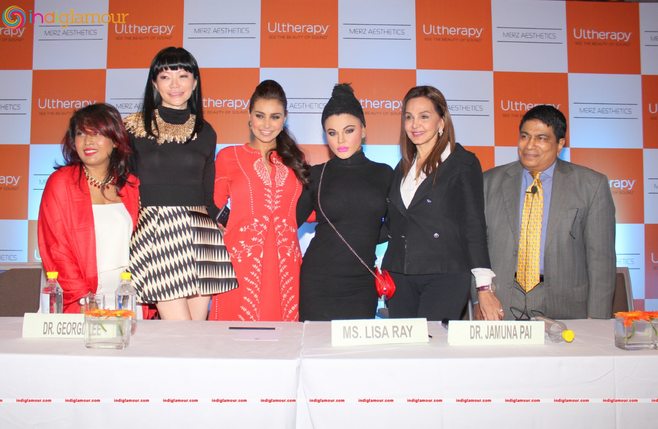 Actress Lisa Ray Encourages Ultherapy Non Evasive Treatment Event hd photo