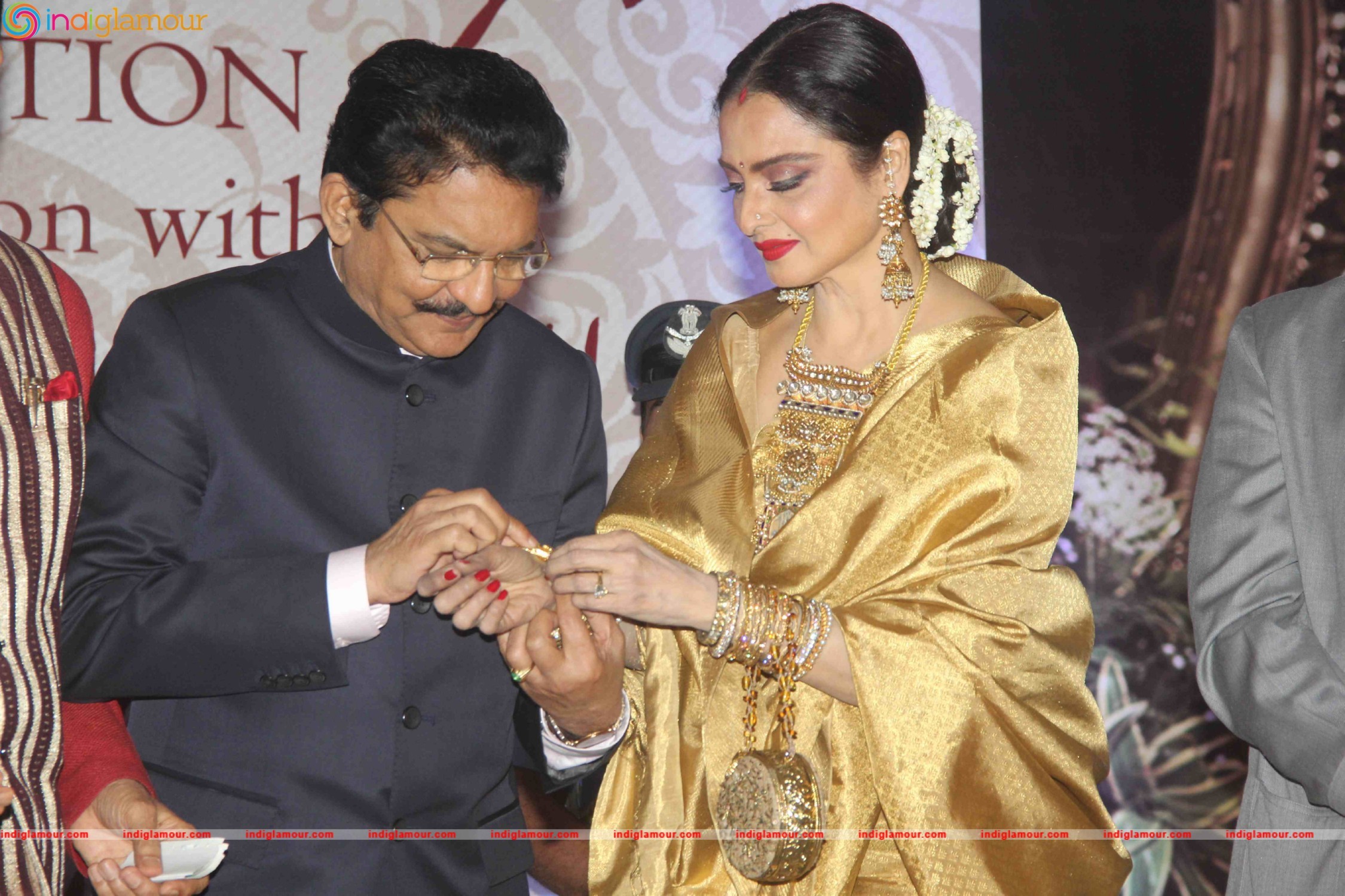 Rekha Conferred with 3rd National Yash Chopra Memorial Award Event Event hd photo