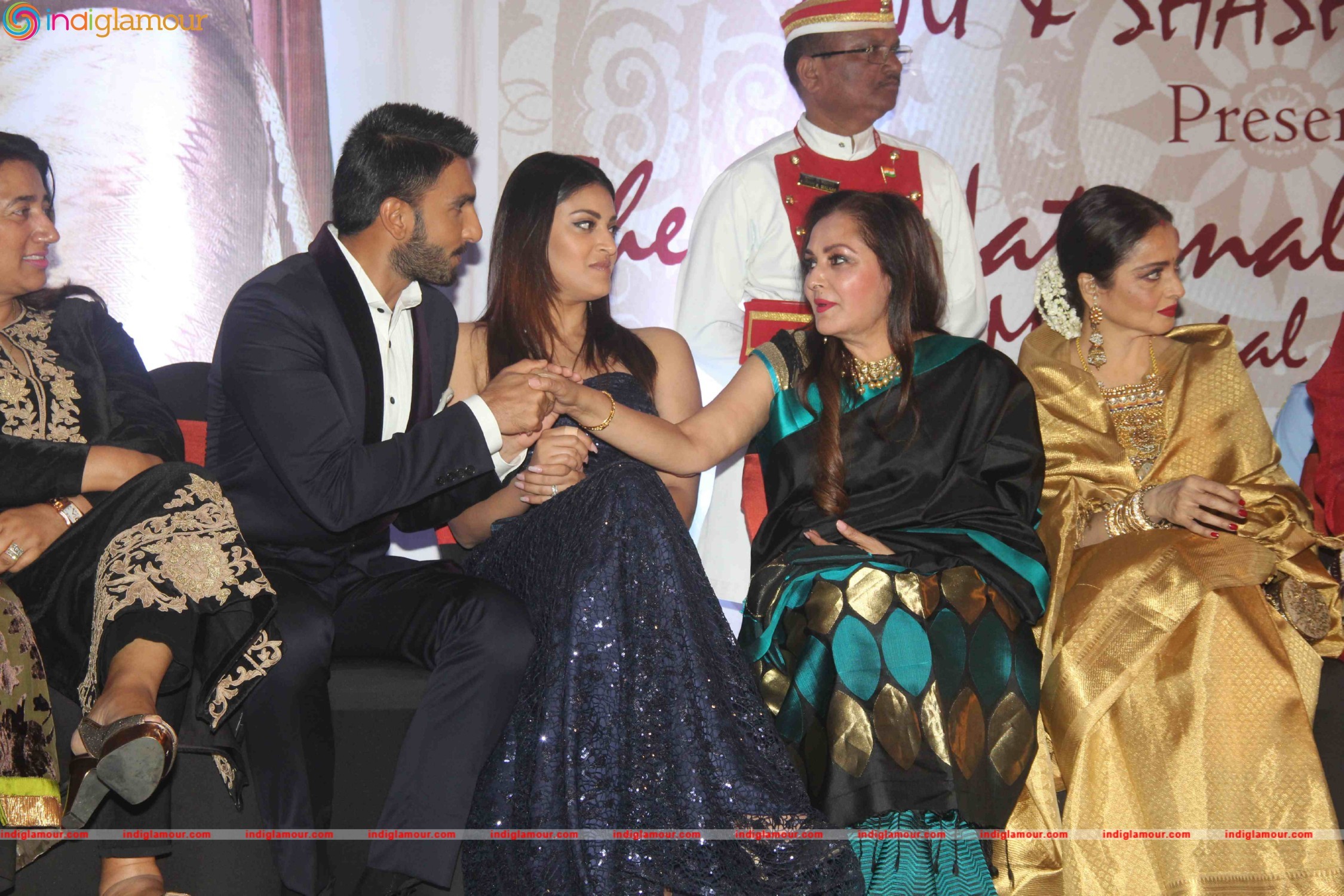 Rekha Conferred with 3rd National Yash Chopra Memorial Award Event Event hd photo