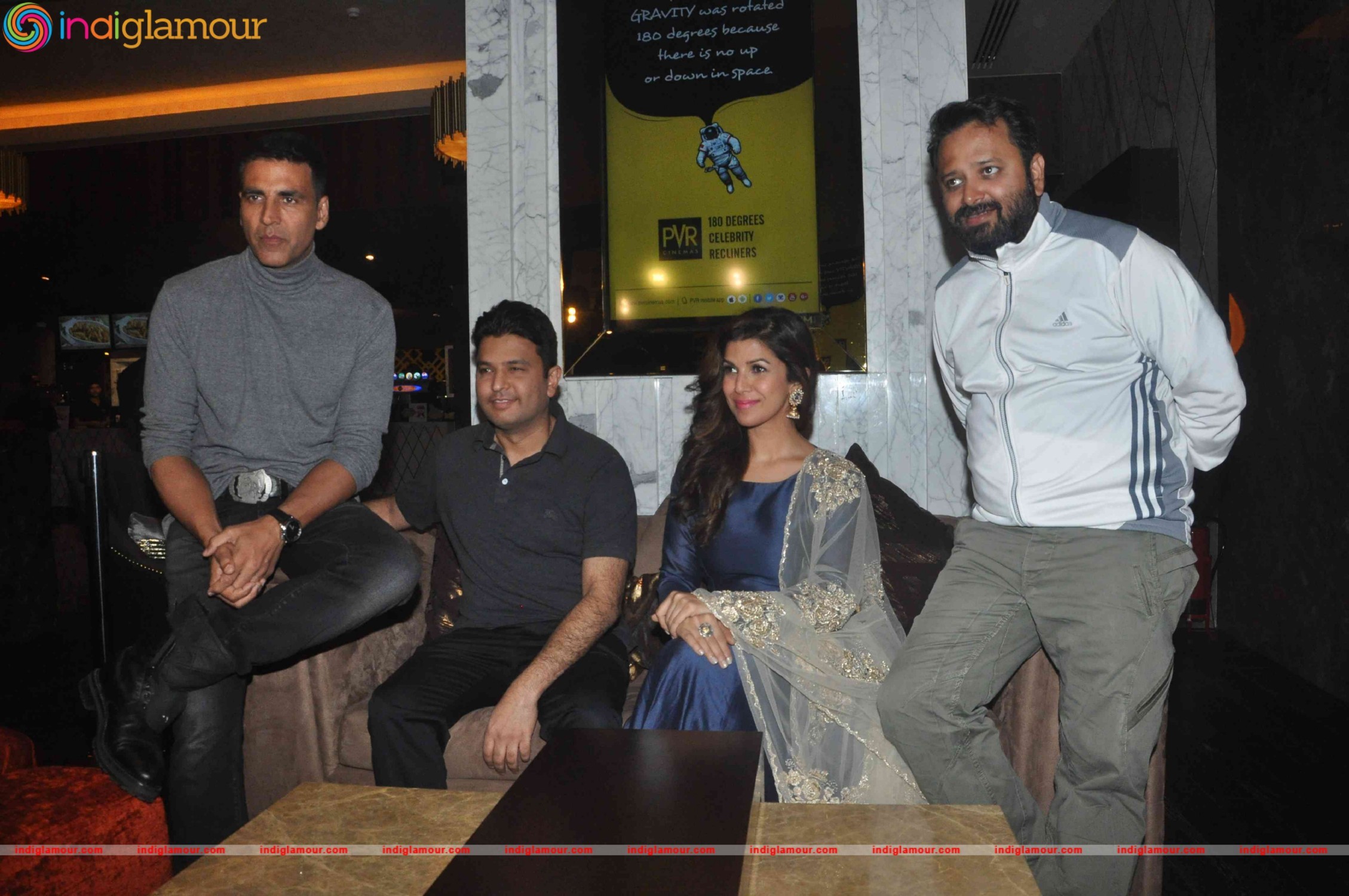 Akshay Kumar Nimrat Kaur and the Cast of Airlift Interact with the Audiance Event hd photo