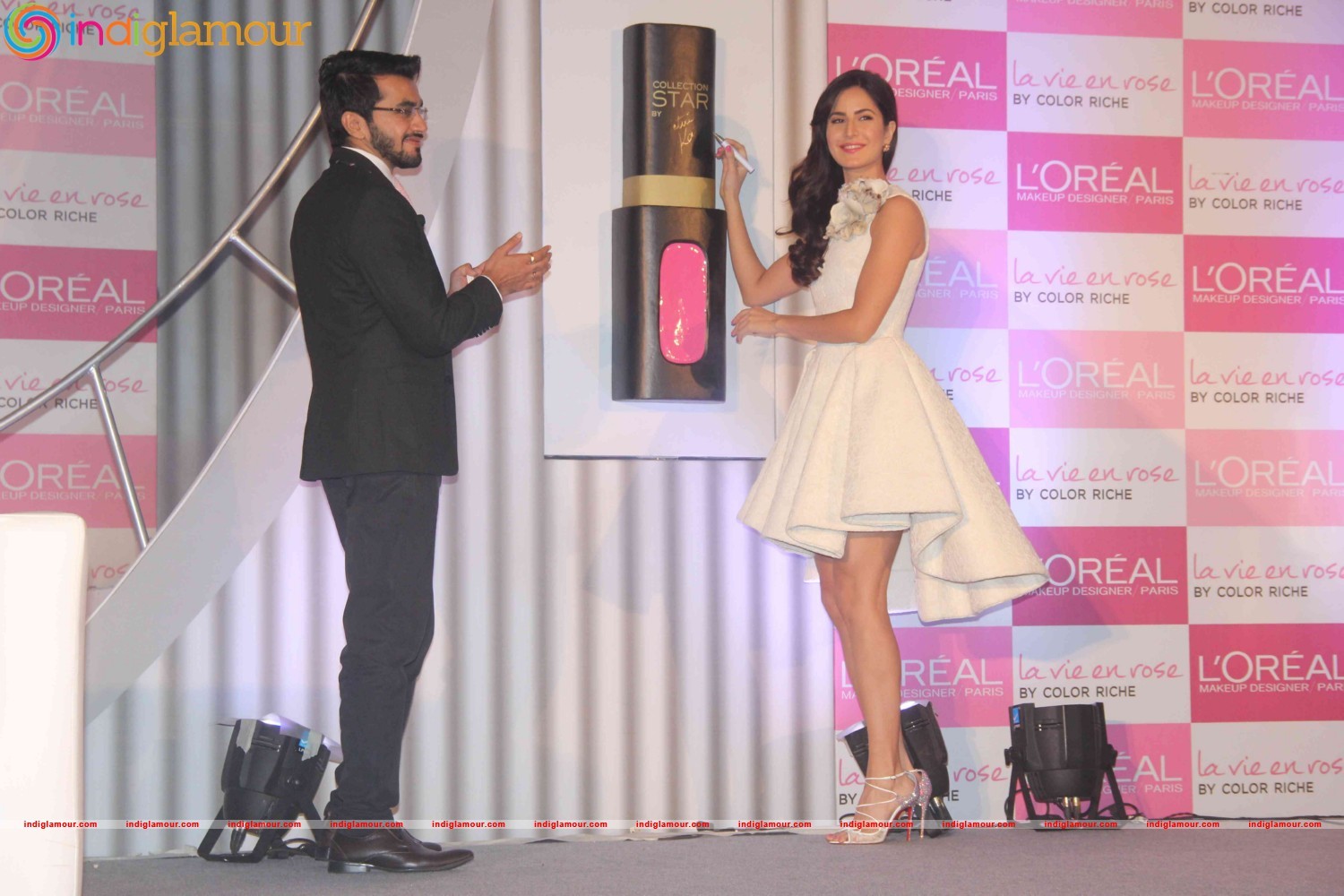 Katrina Kaif Launches La Vie En Rose lipsticks by L'Oreal Paris Event hd photo