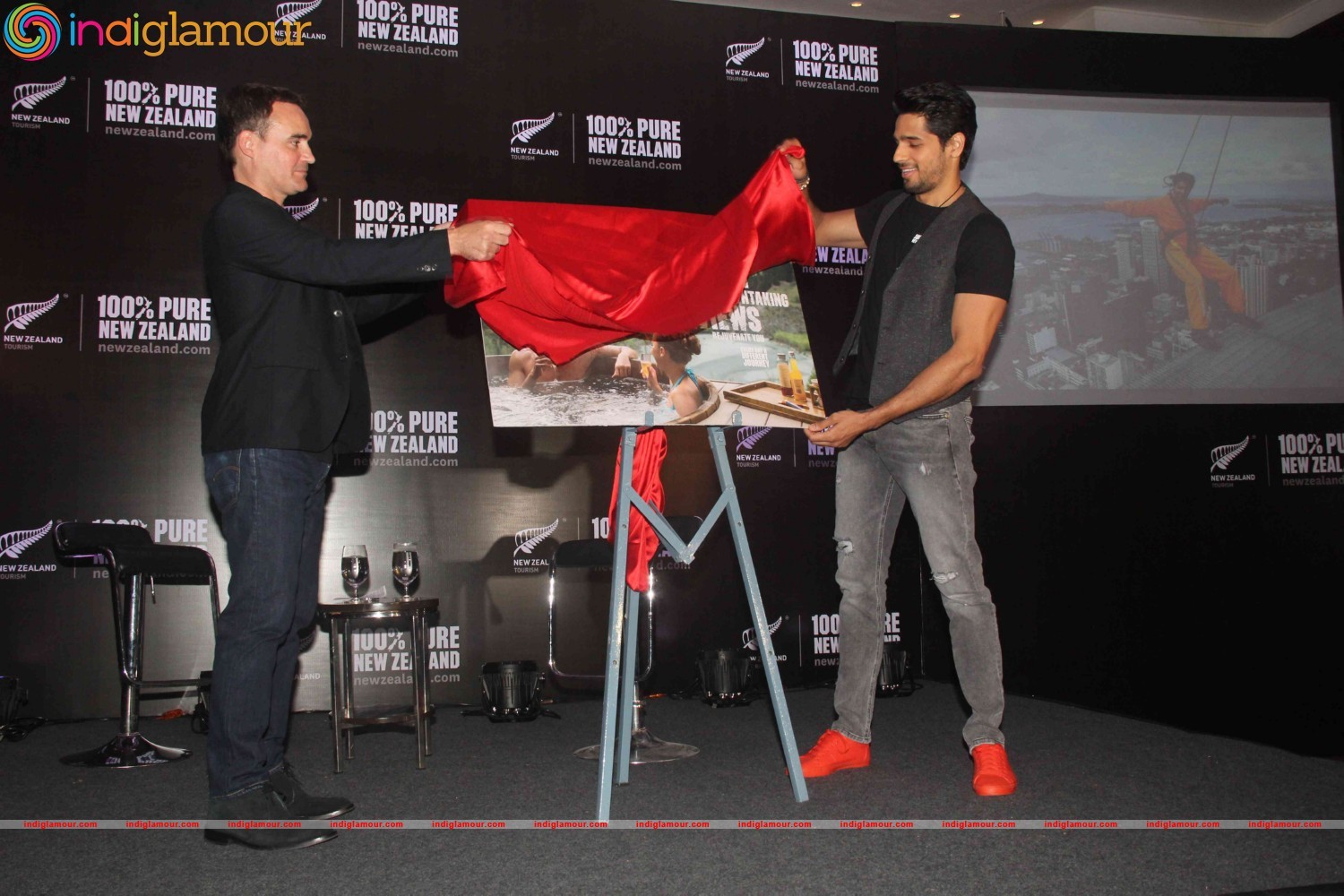 Sidharth Malhotra Unveils New Campaign for New Zealand Tourism Event hd photo