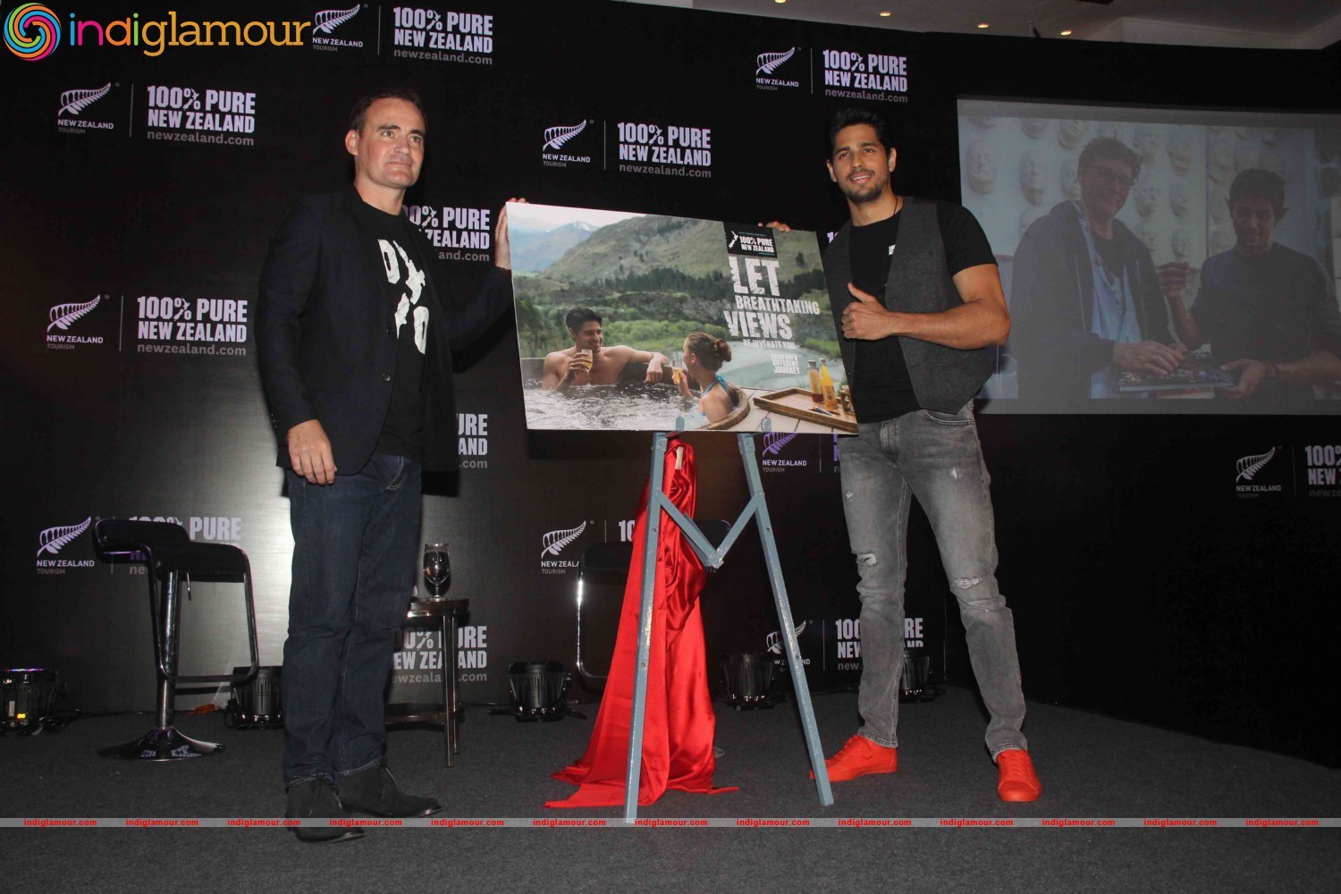 Sidharth Malhotra Unveils New Campaign for New Zealand Tourism Event hd photo