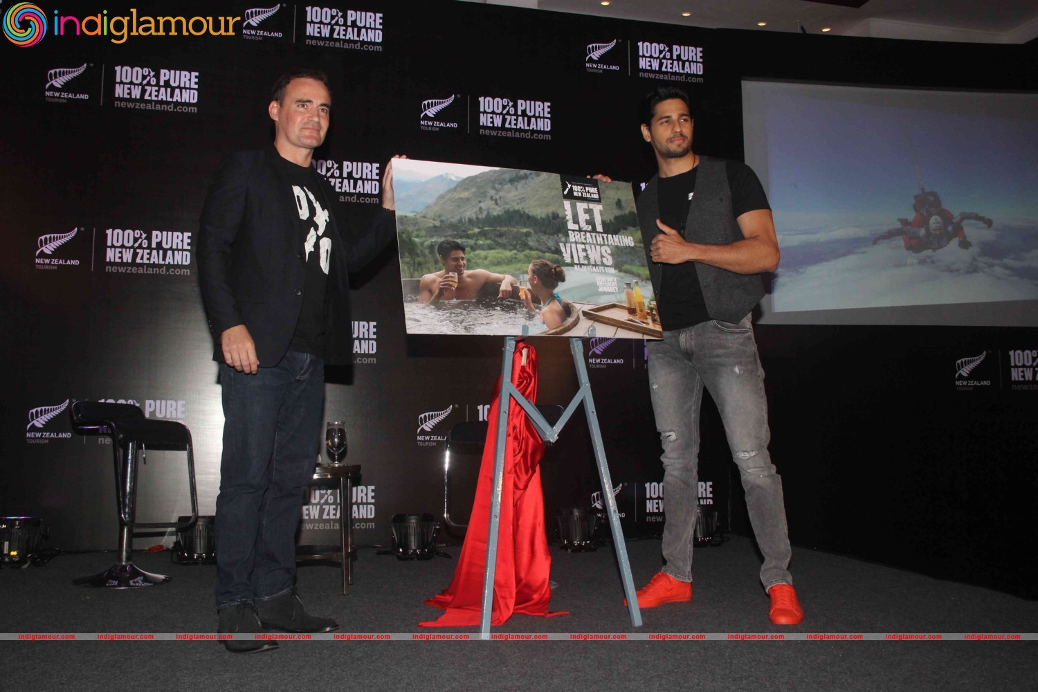 Sidharth Malhotra Unveils New Campaign for New Zealand Tourism Event hd photo