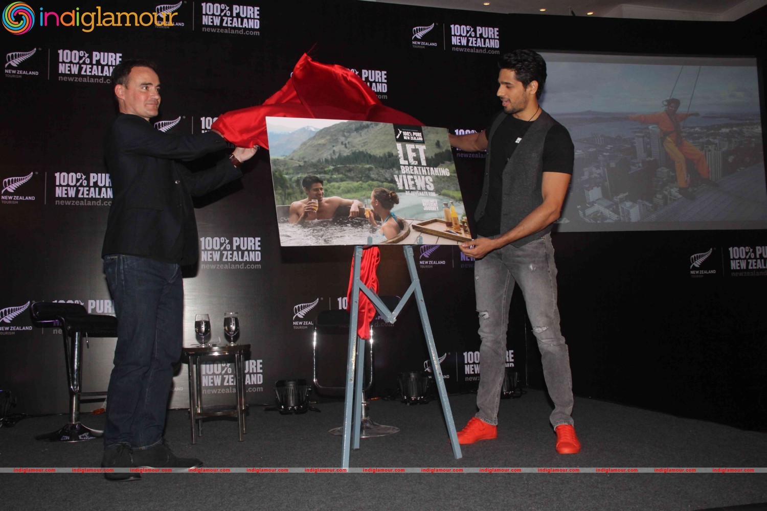 Sidharth Malhotra Unveils New Campaign for New Zealand Tourism Event hd photo
