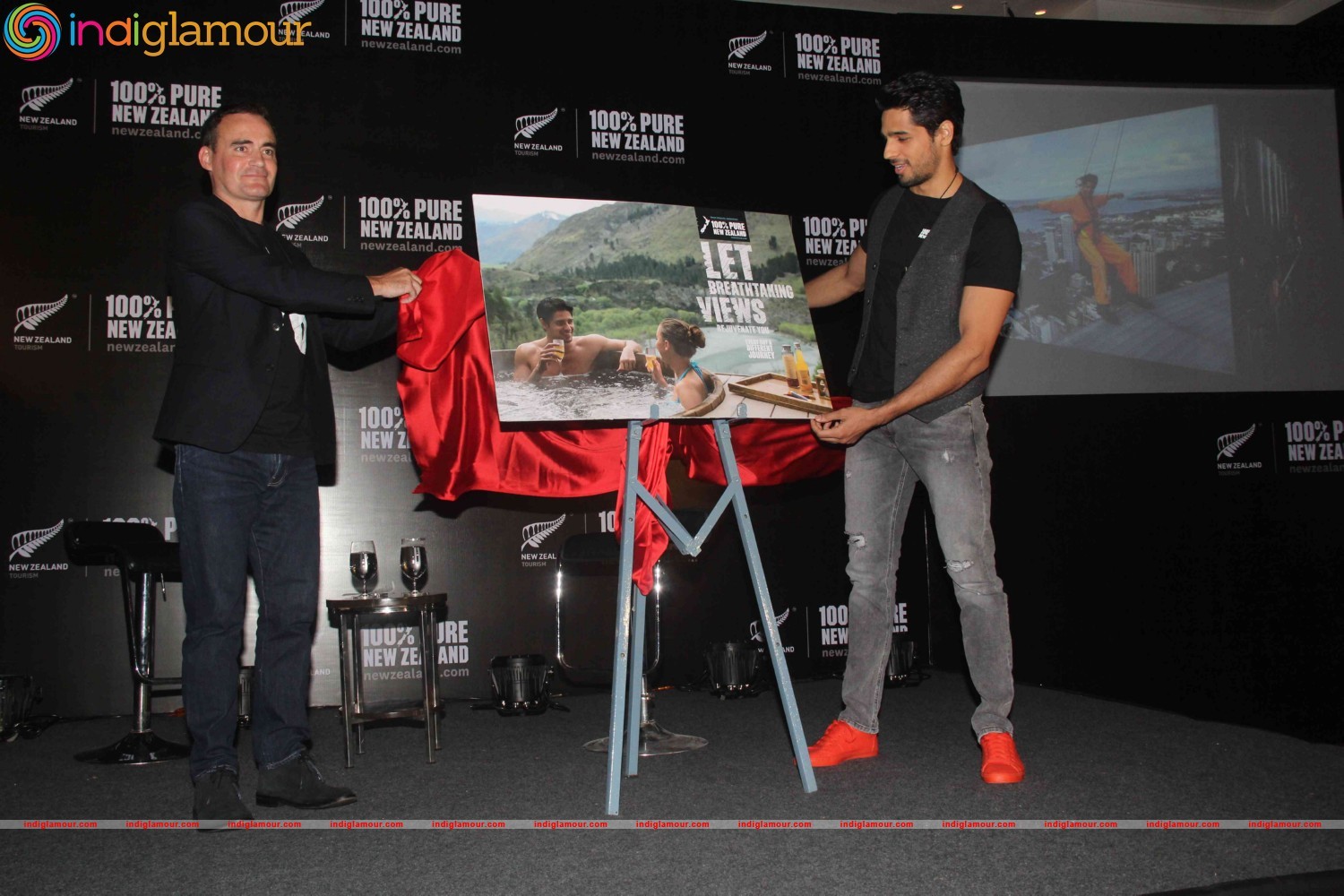 Sidharth Malhotra Unveils New Campaign for New Zealand Tourism Event hd photo