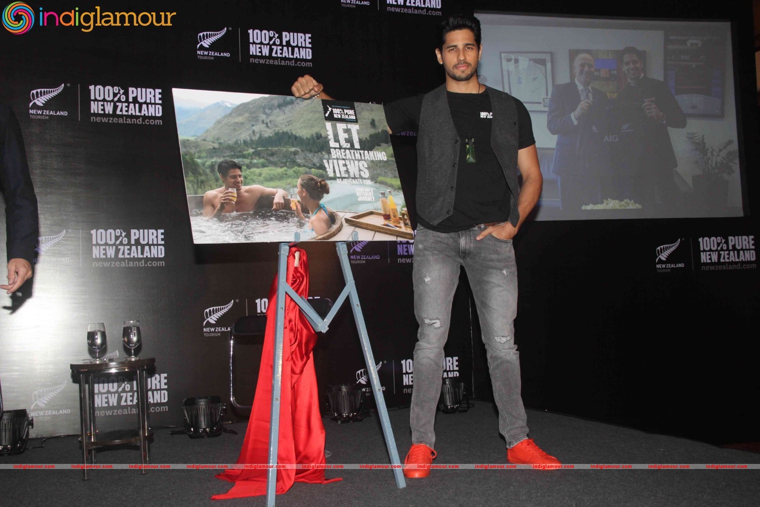 Sidharth Malhotra Unveils New Campaign for New Zealand Tourism Event hd photo