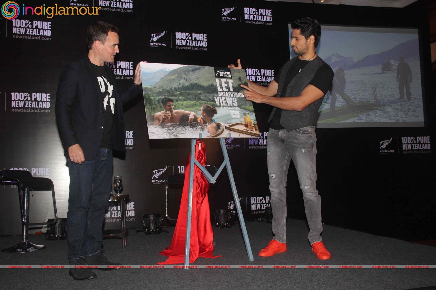 Sidharth Malhotra Unveils New Campaign for New Zealand Tourism Event hd photo